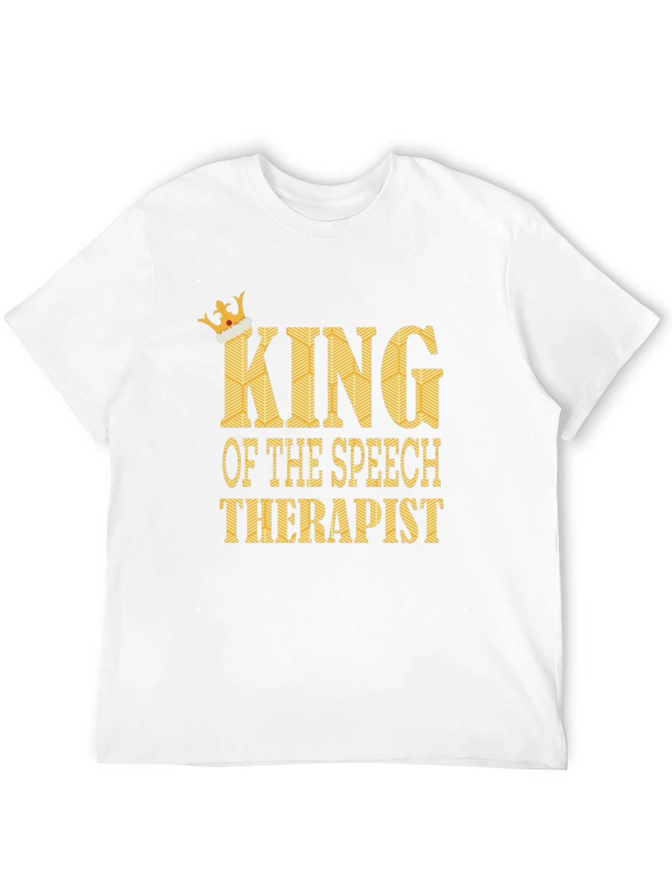 Black King of the Speech Therapist T-Shirt view 12