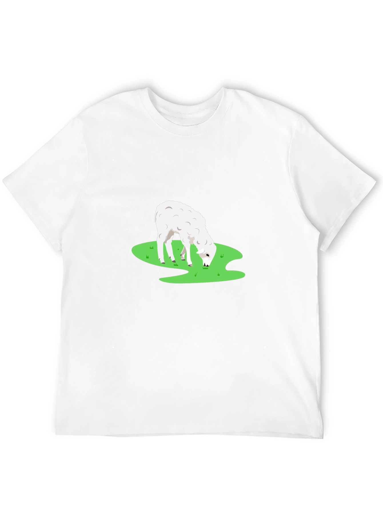 Black Black T-Shirt with Sheep Graphic view 12