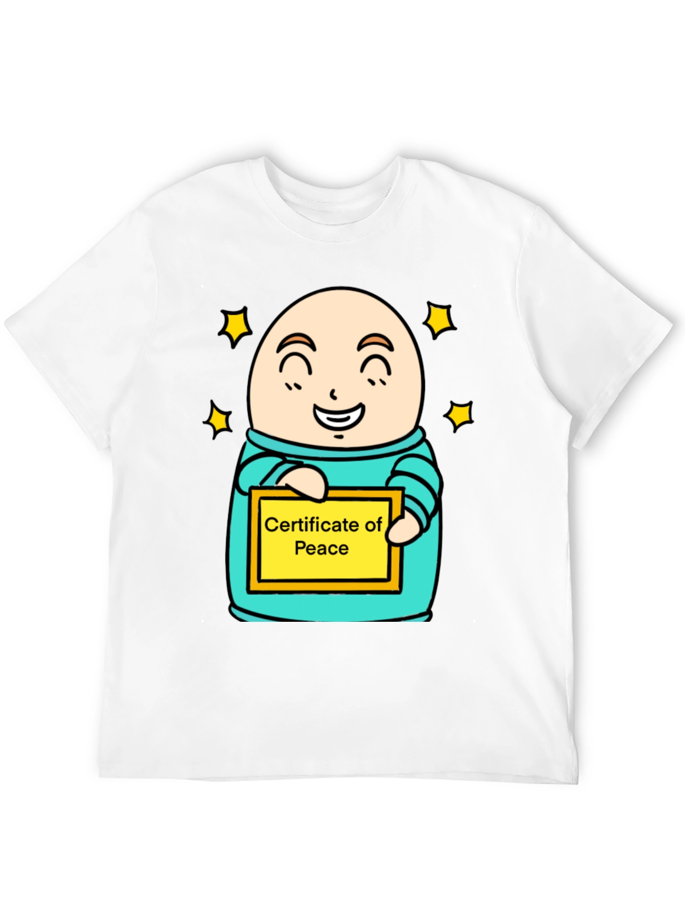 Black Certificate of Peace T-Shirt view 12