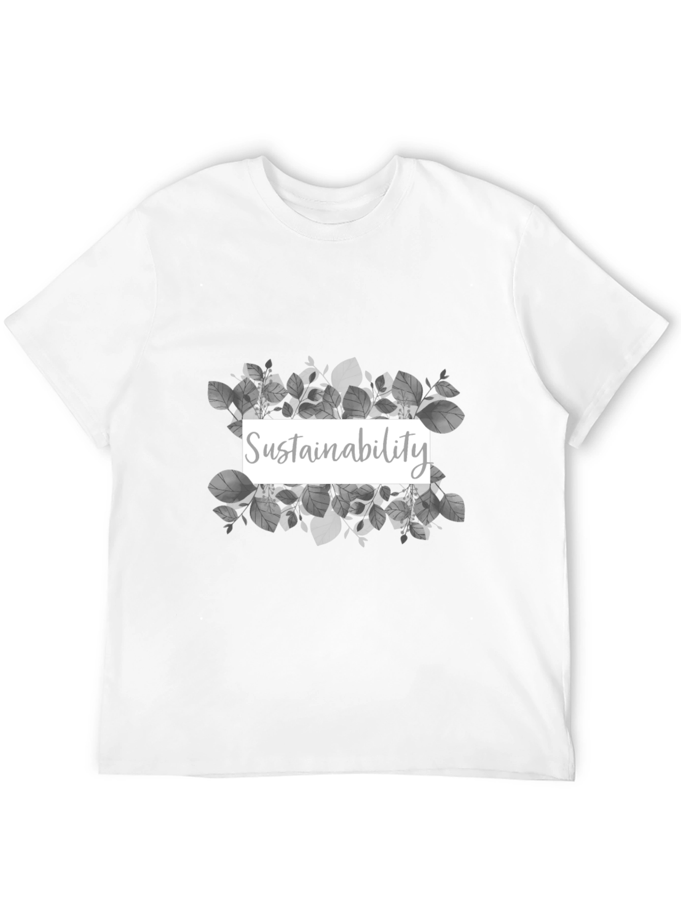 Black Sustainability Graphic Print Black T-Shirt view 12