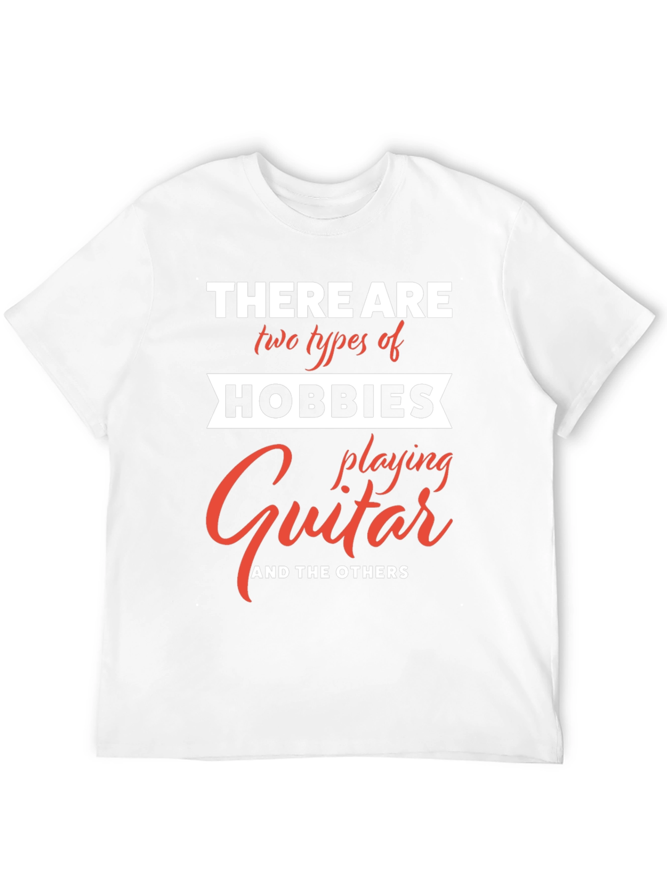 Black Guitar Hobby T-Shirt view 12