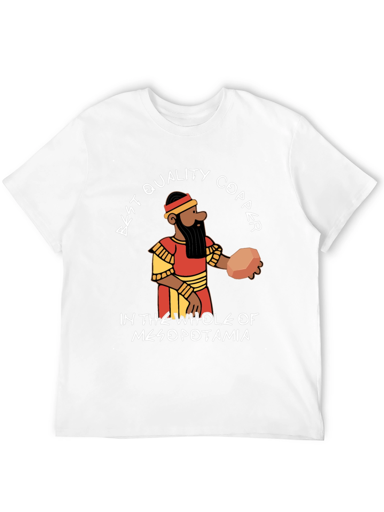 Black Best Quality Copper Mesopotamia T-Shirt view 12