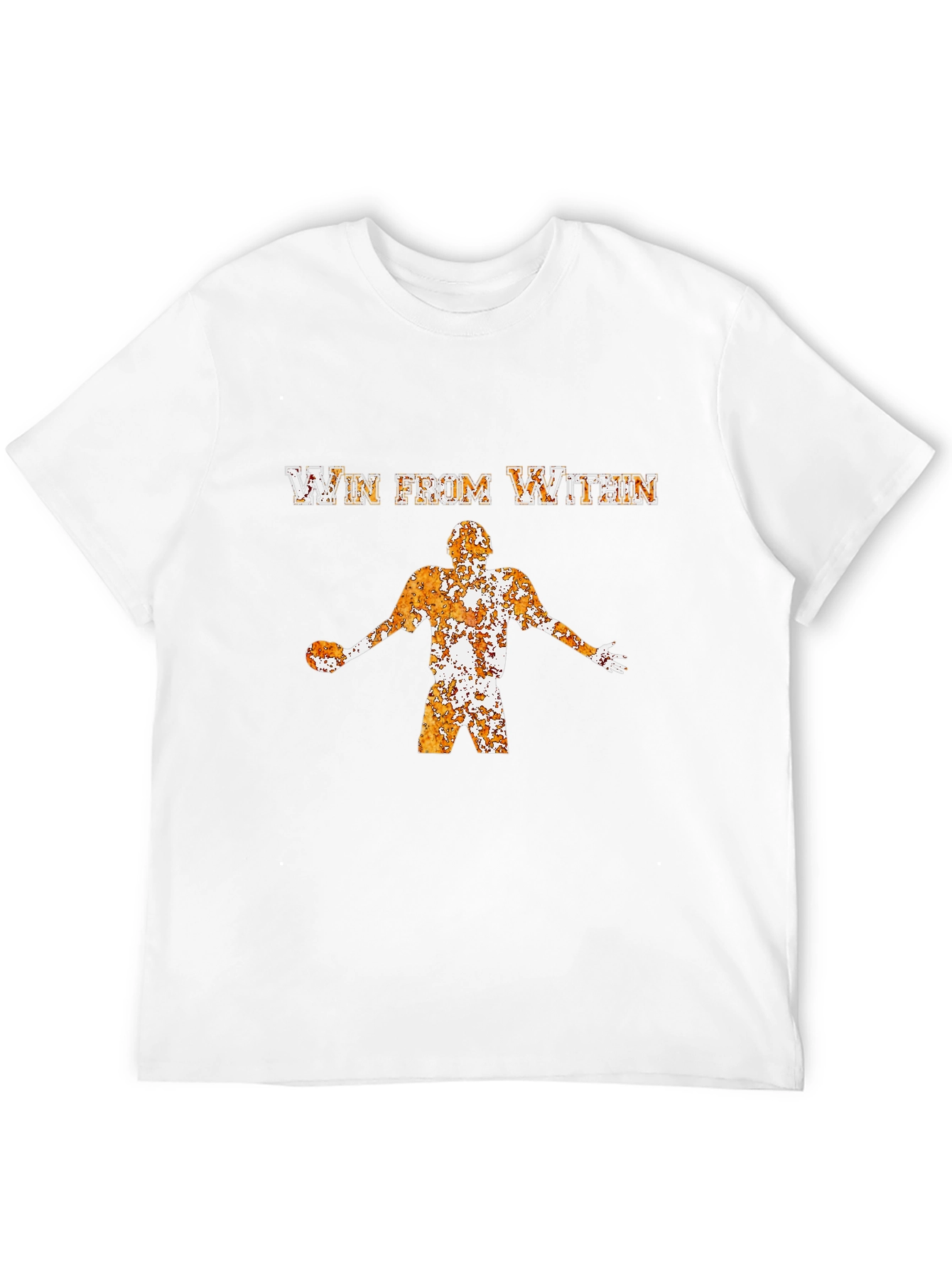 Black Win From Within Graphic T-Shirt - Black Cotton Tee view 12