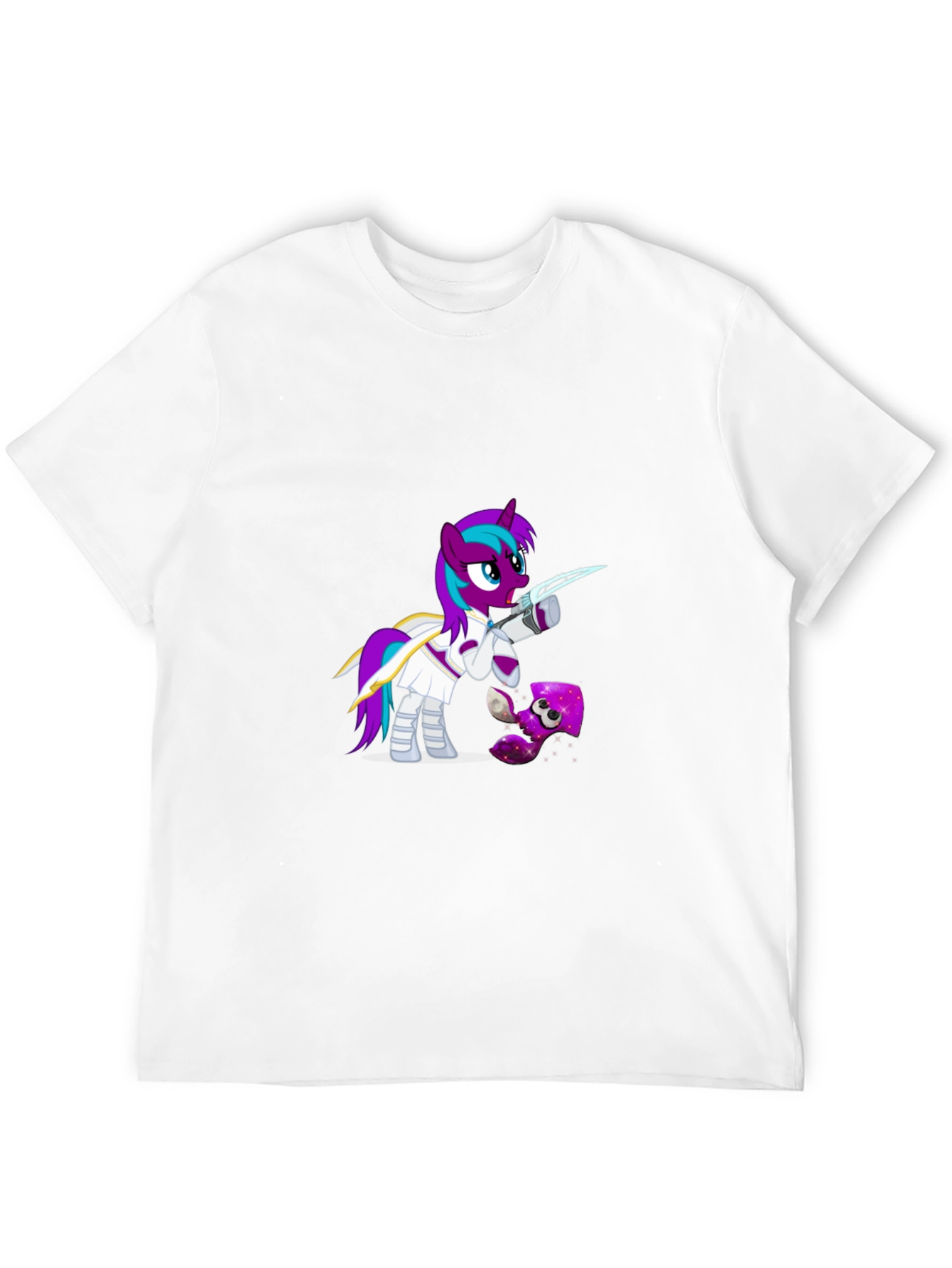 Black My Little Pony Splatoon T-Shirt view 12