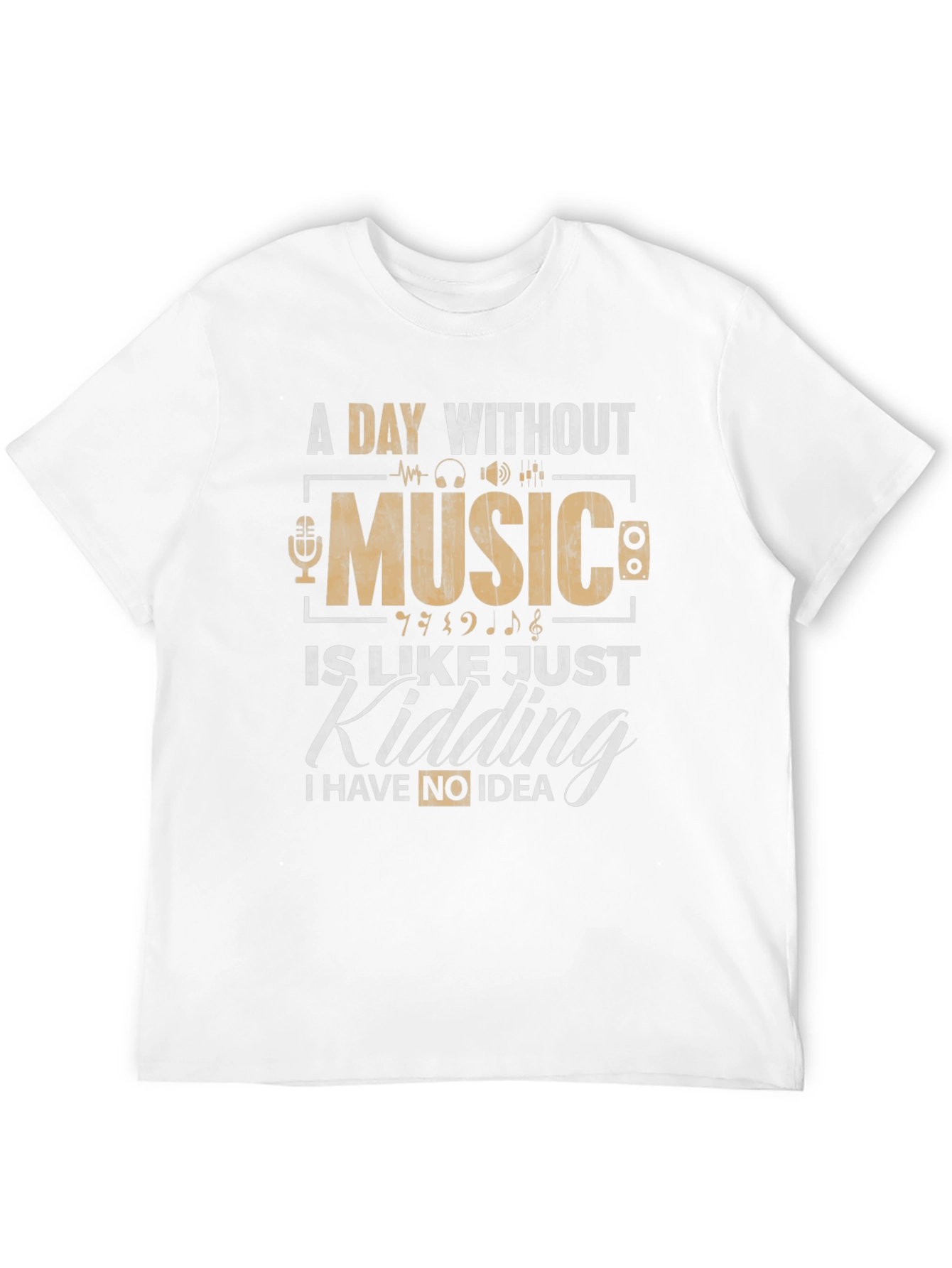 Black Music Lover's Tee: A Day Without Music view 12
