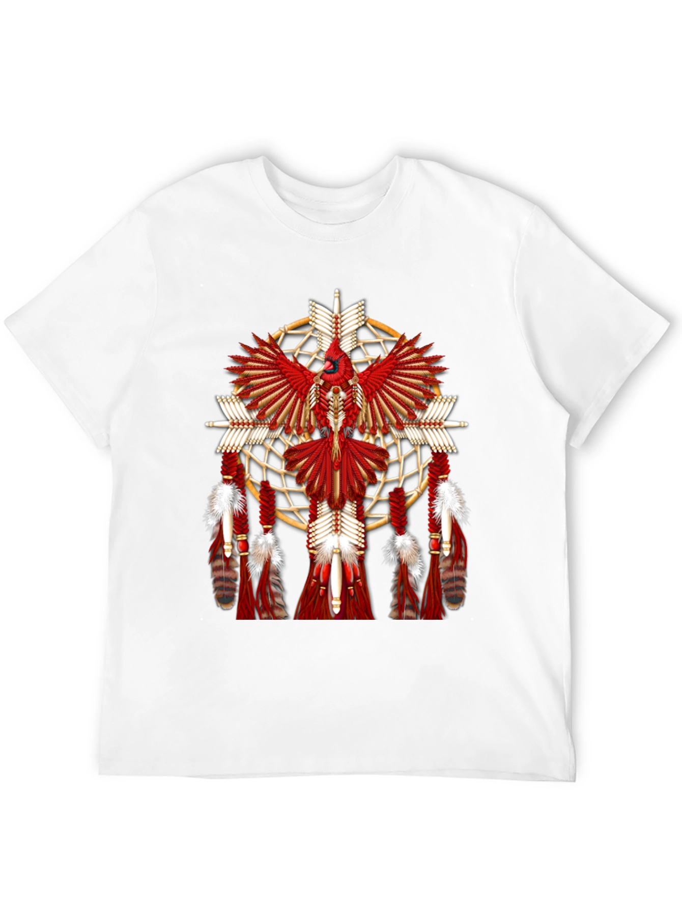 Black Cardinal Dreamcatcher Graphic Tee view 12