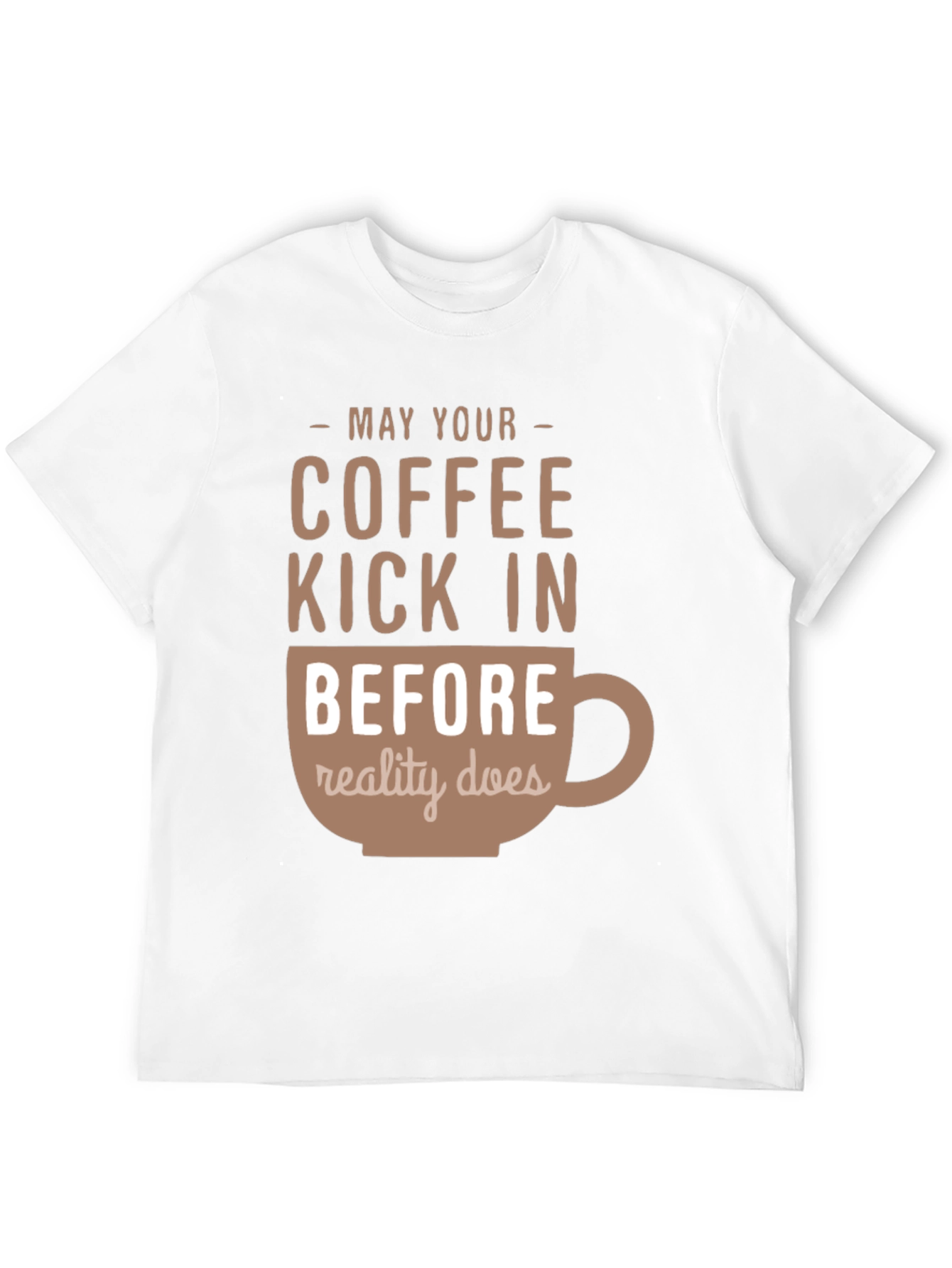 Black Coffee Kick In T-Shirt - Funny Caffeine Tee view 12