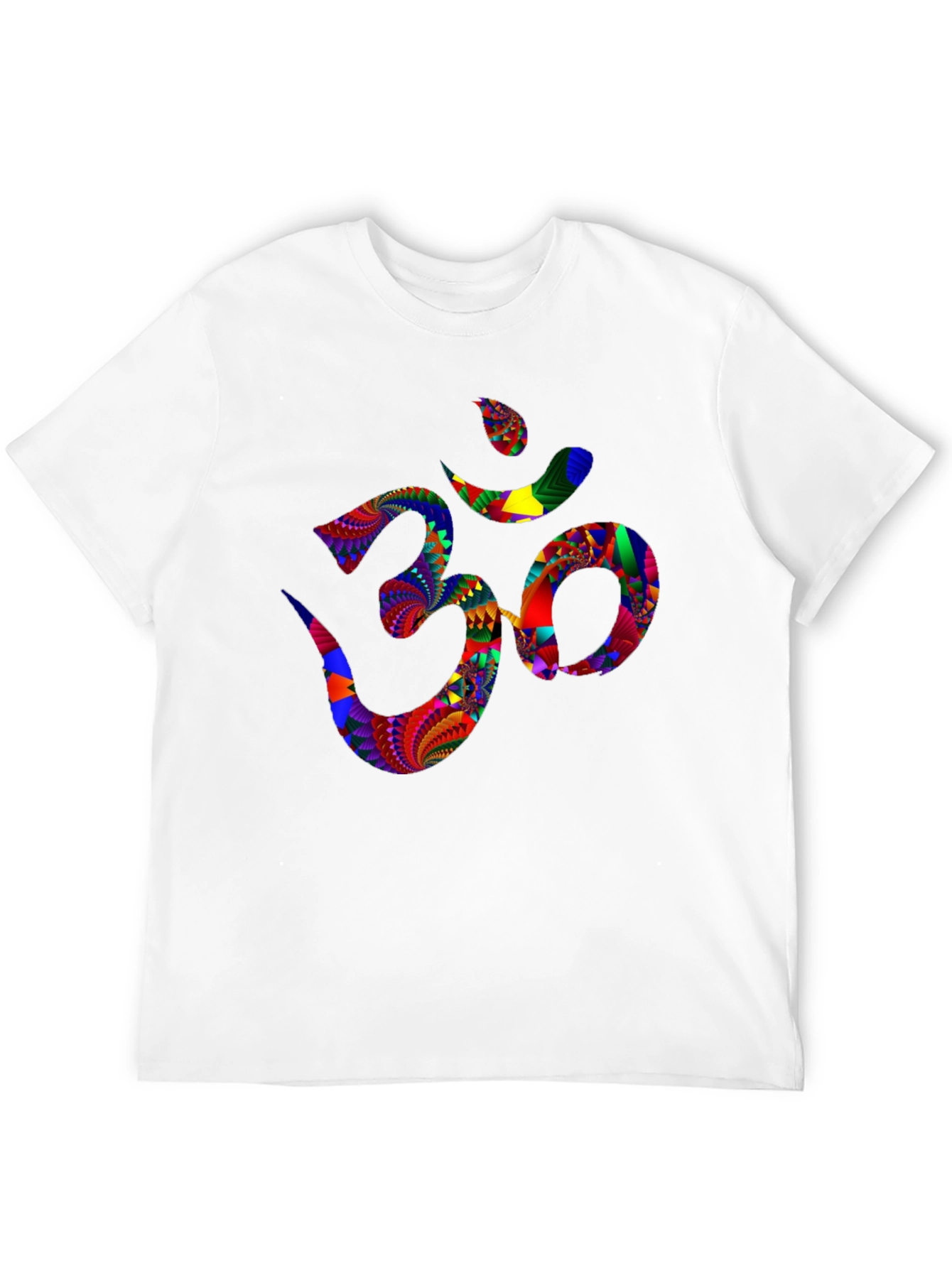 Black Om Symbol T-Shirt - Colorful Spiritual Design view 12