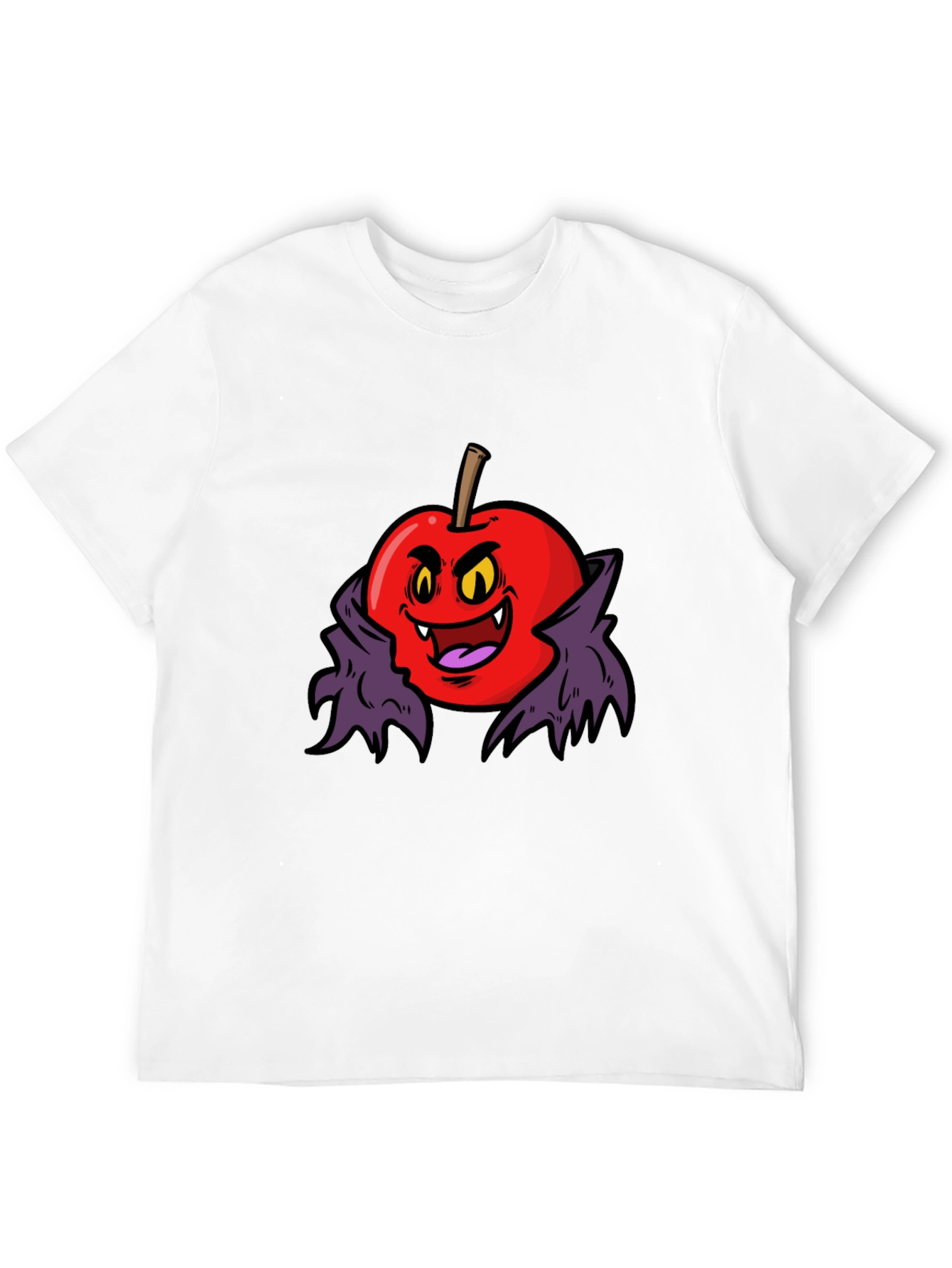 Black Vampire Apple Graphic Tee view 12
