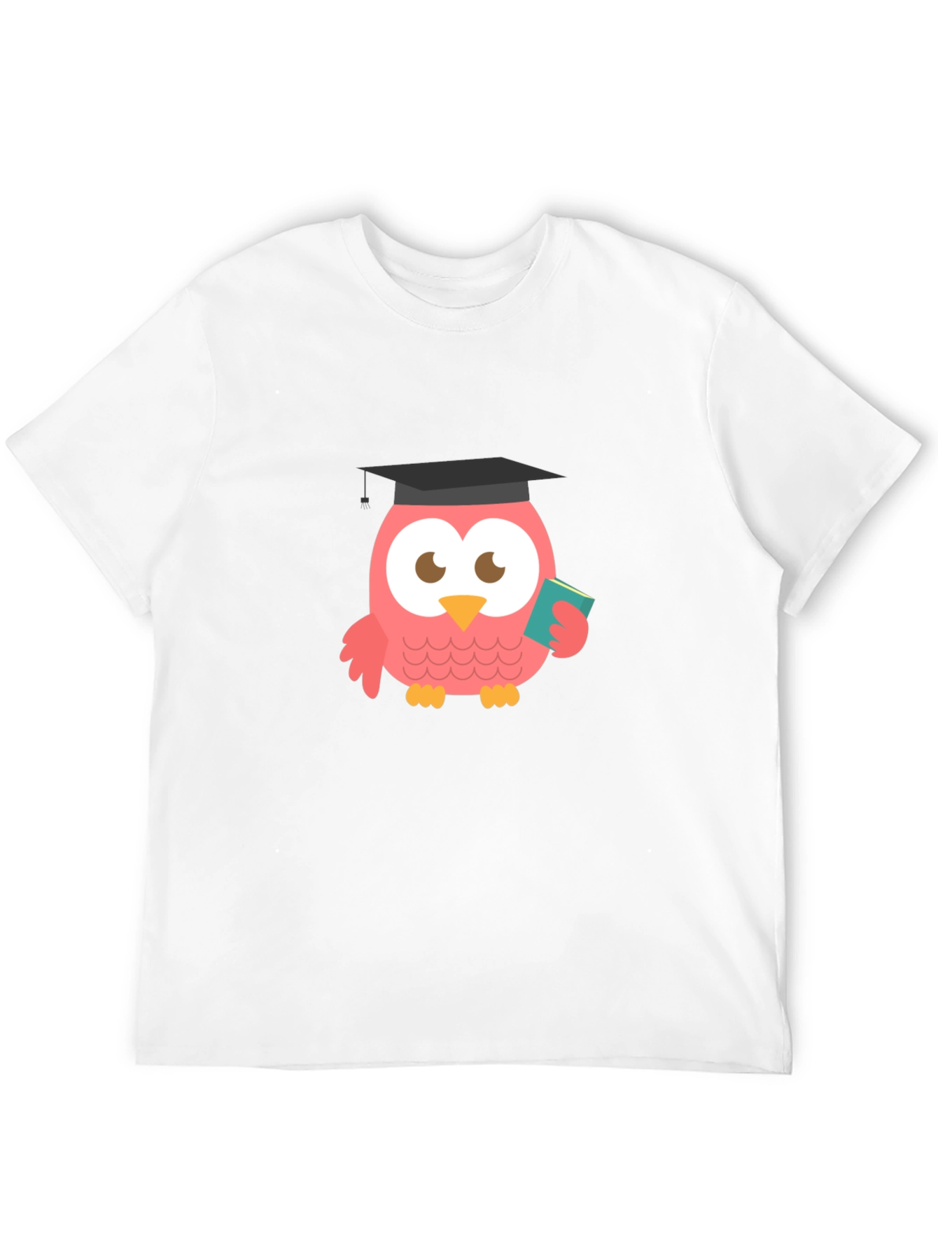 Black Graduation Owl Graphic Tee - Cute and Clever Design view 12