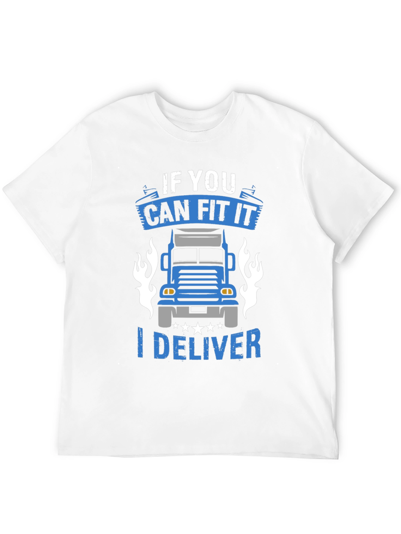 Black If You Can Fit It, I Deliver Black T-Shirt view 12