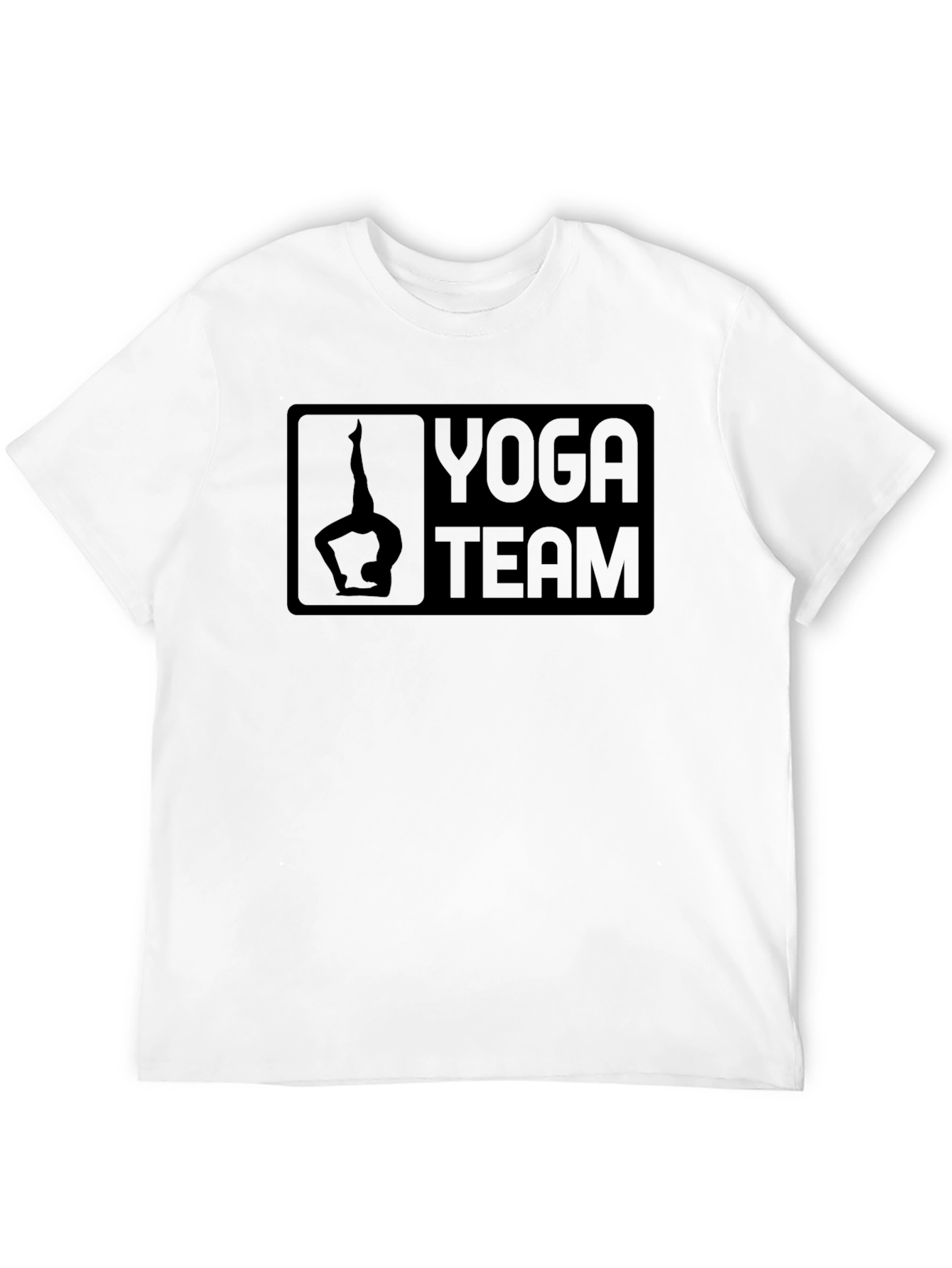 Black Yoga Team Graphic T-Shirt - Black view 12