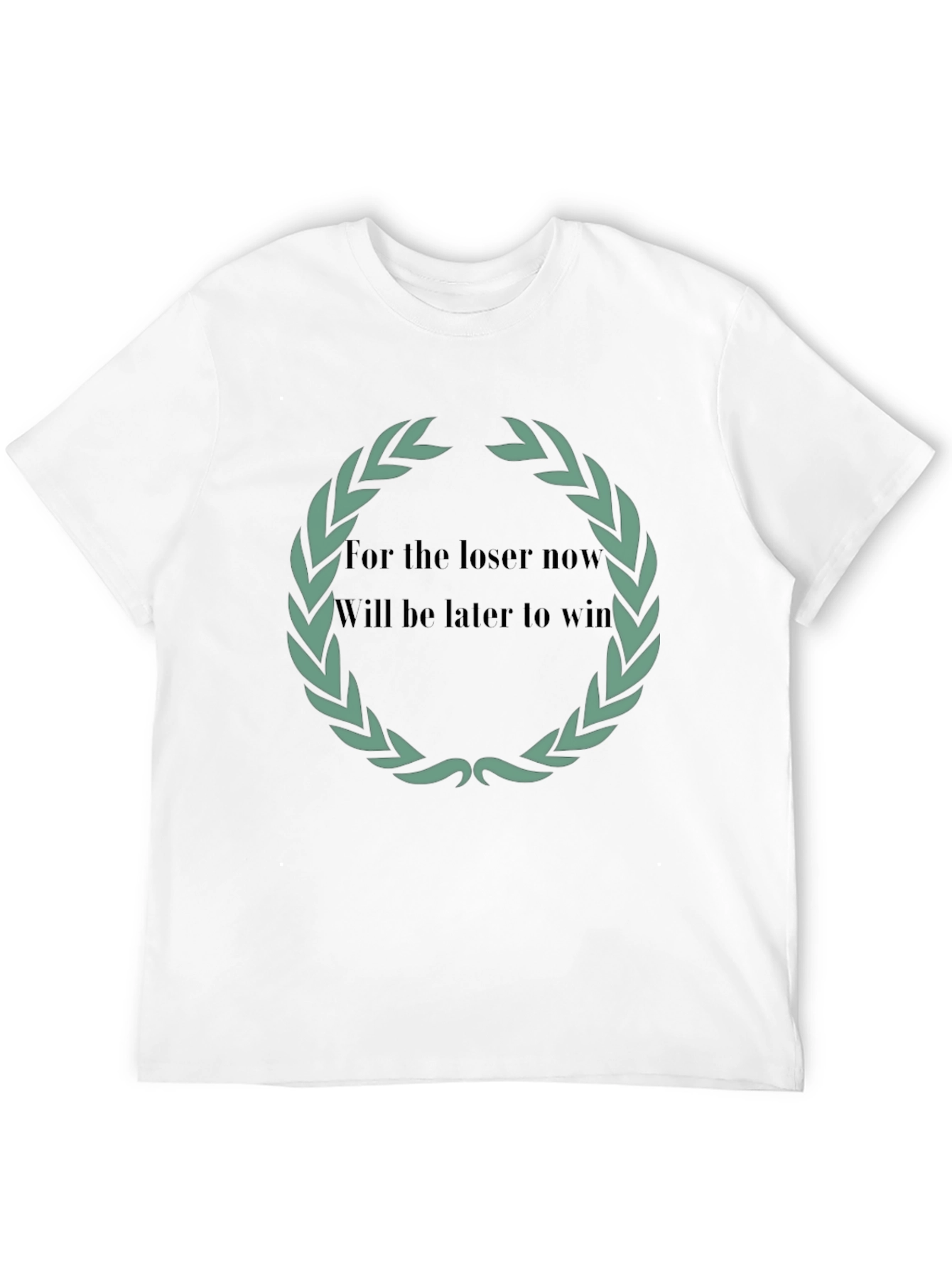 Black Motivational Loser to Winner Graphic T-Shirt view 12