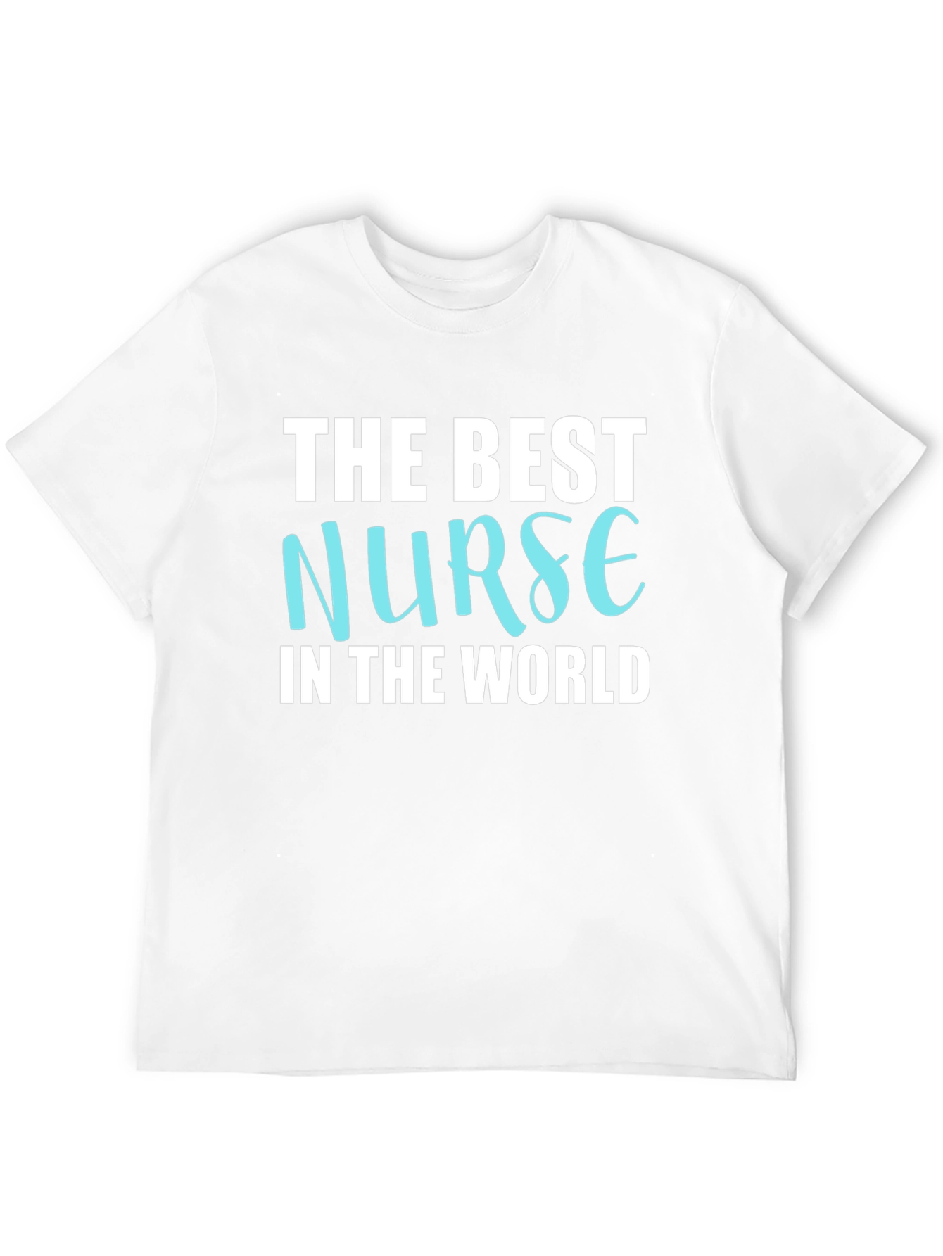 Black Best Nurse in the World Black Graphic Tee Shirt view 12