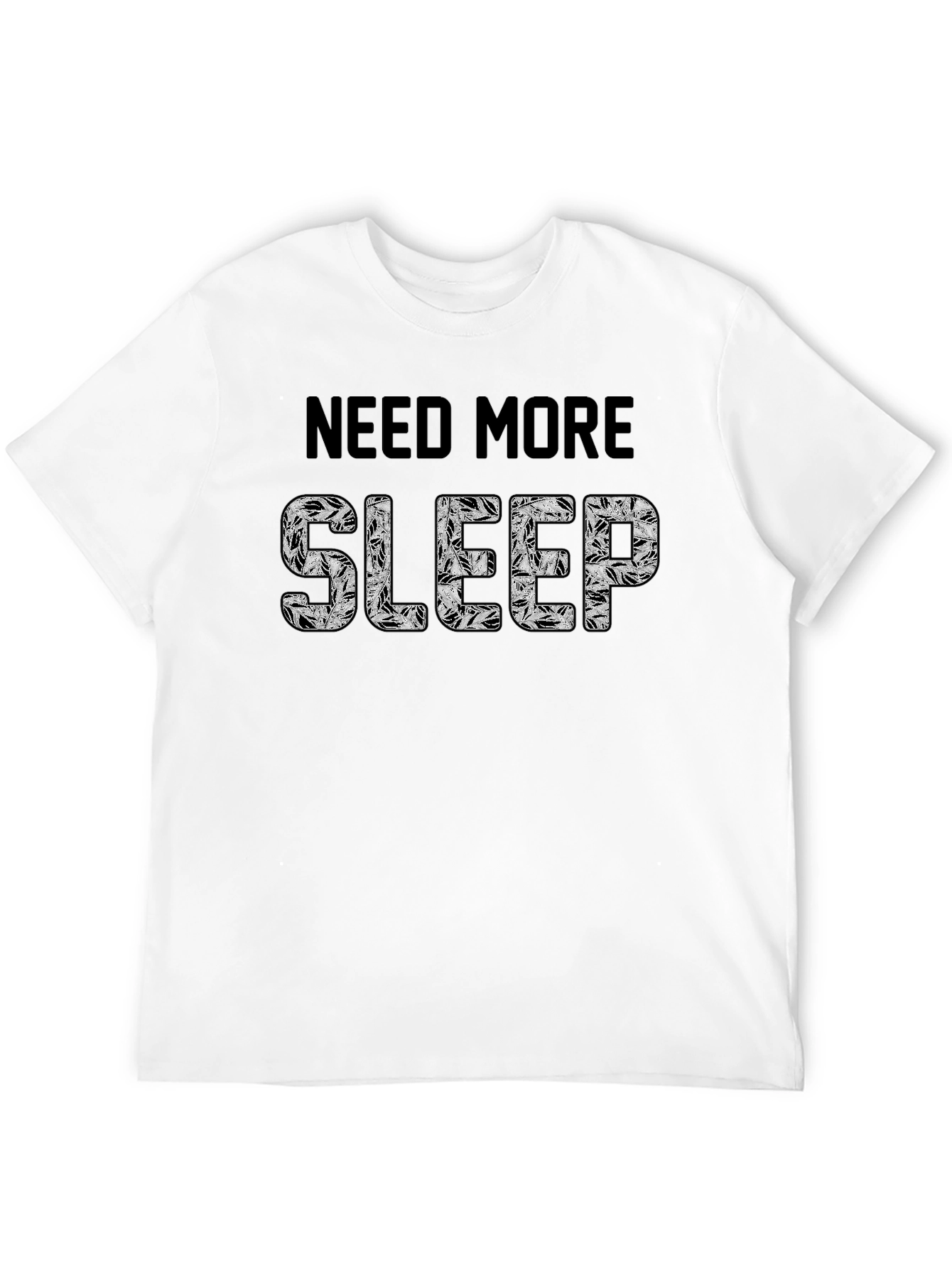 Black Need More Sleep Graphic T-Shirt view 12