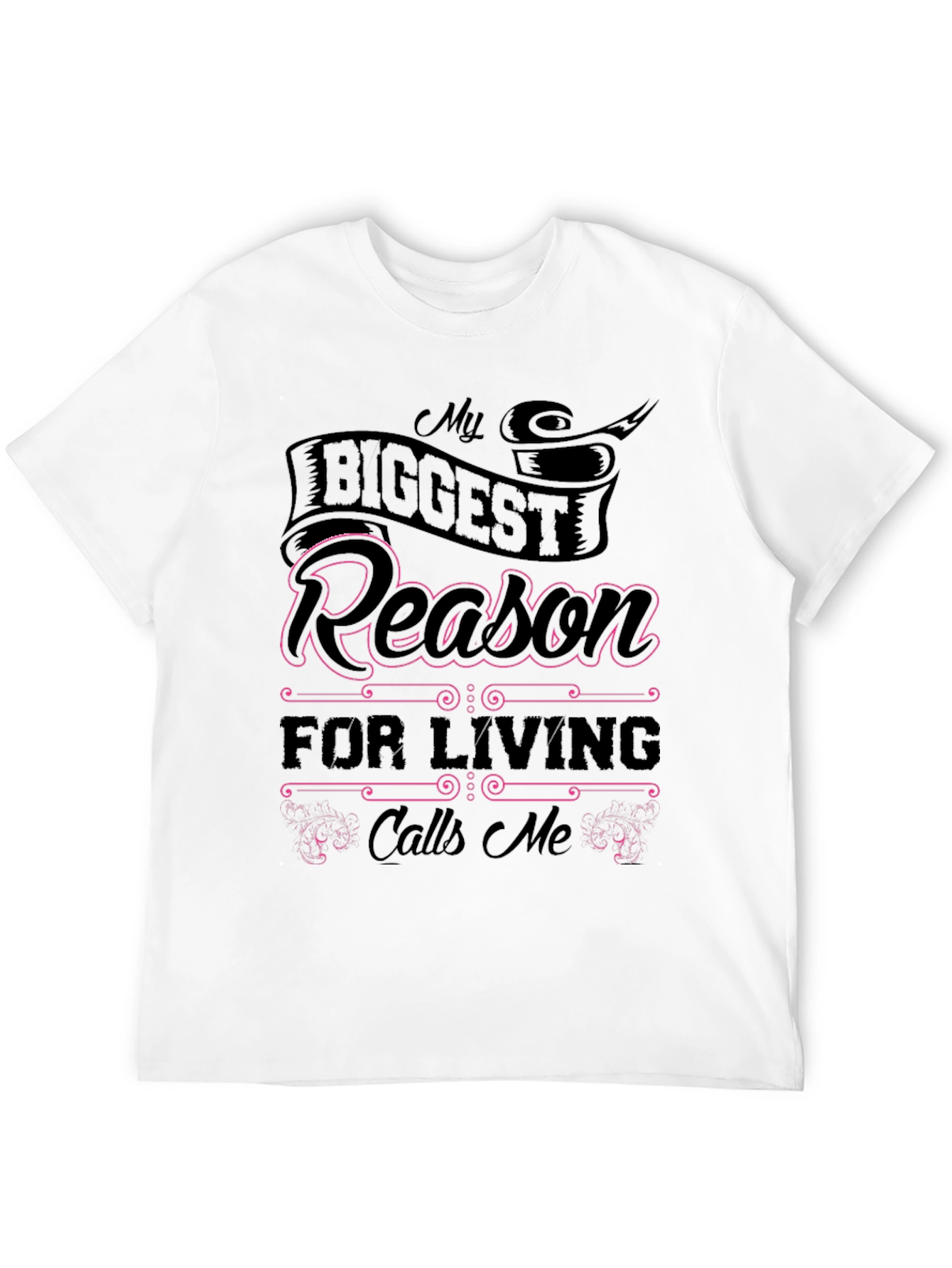 Black My Biggest Reason T-Shirt - Dad Gift view 12