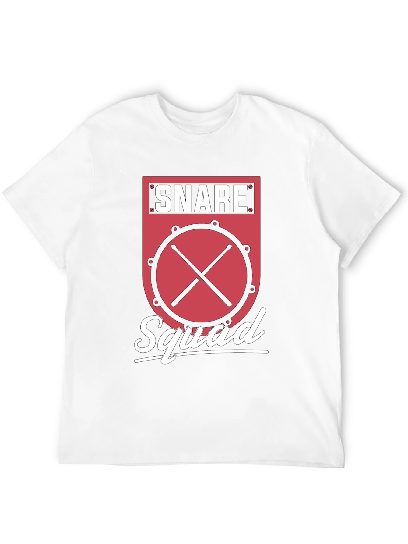 Black Snare Squad Drummer Graphic Tee view 12