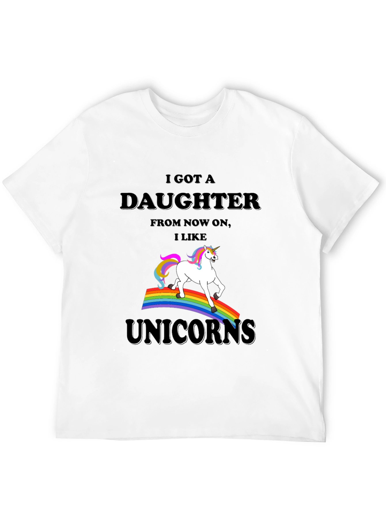 Black I Got a Daughter Unicorn T-Shirt view 12