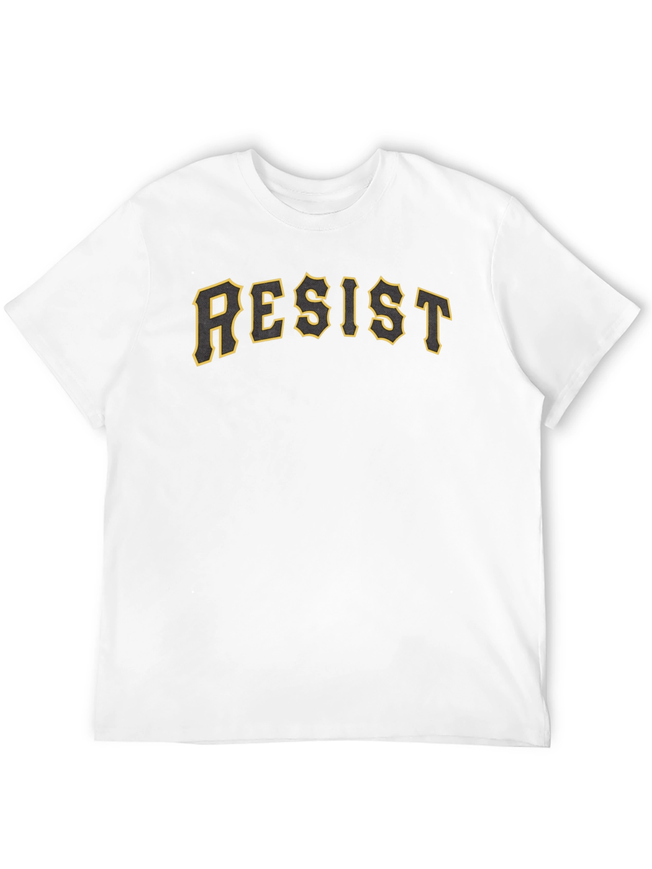 Black Resist Graphic T-Shirt - Bold Statement Tee view 12