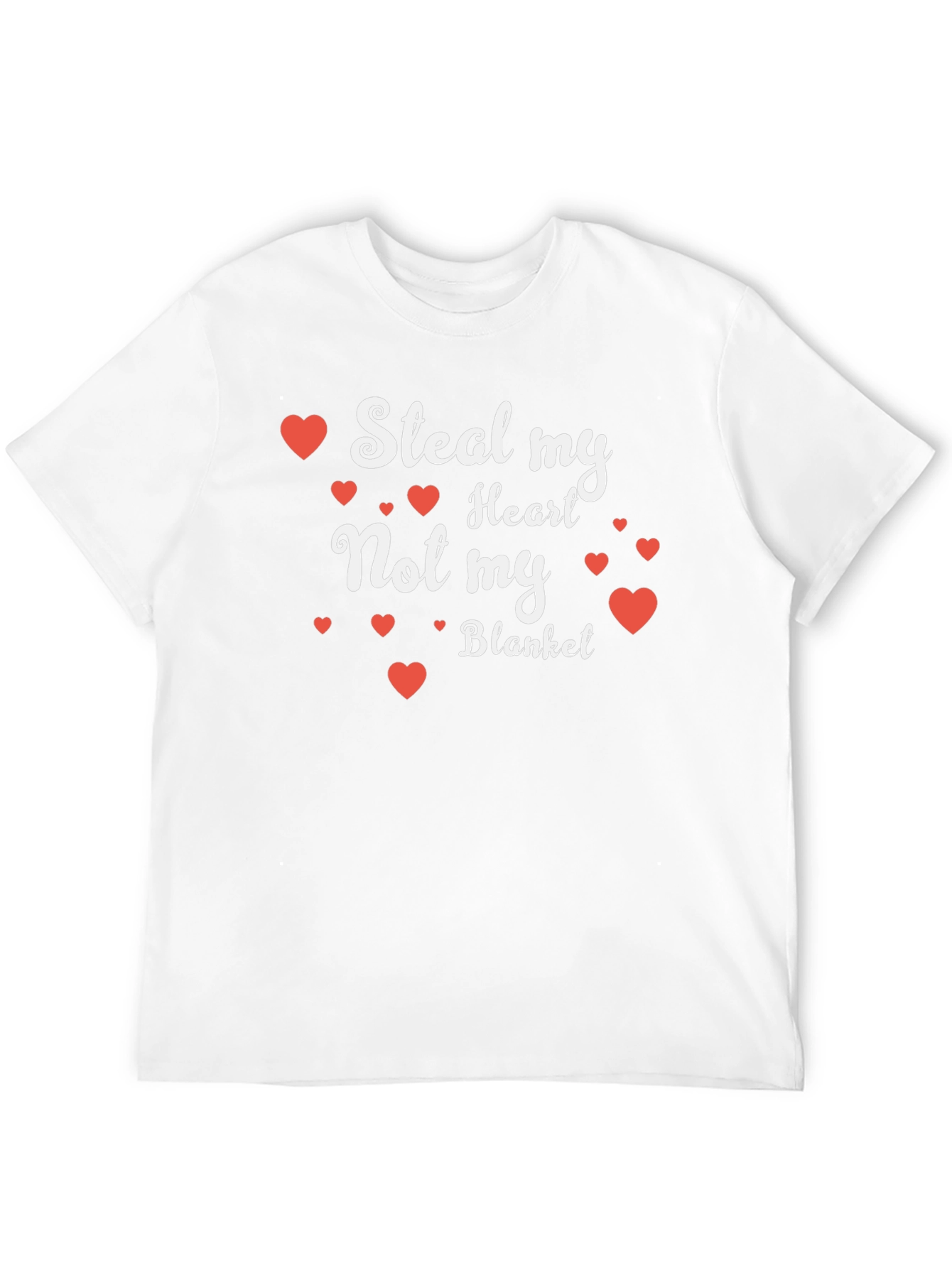 Black Steal My Heart Not My Blanket T-Shirt view 12