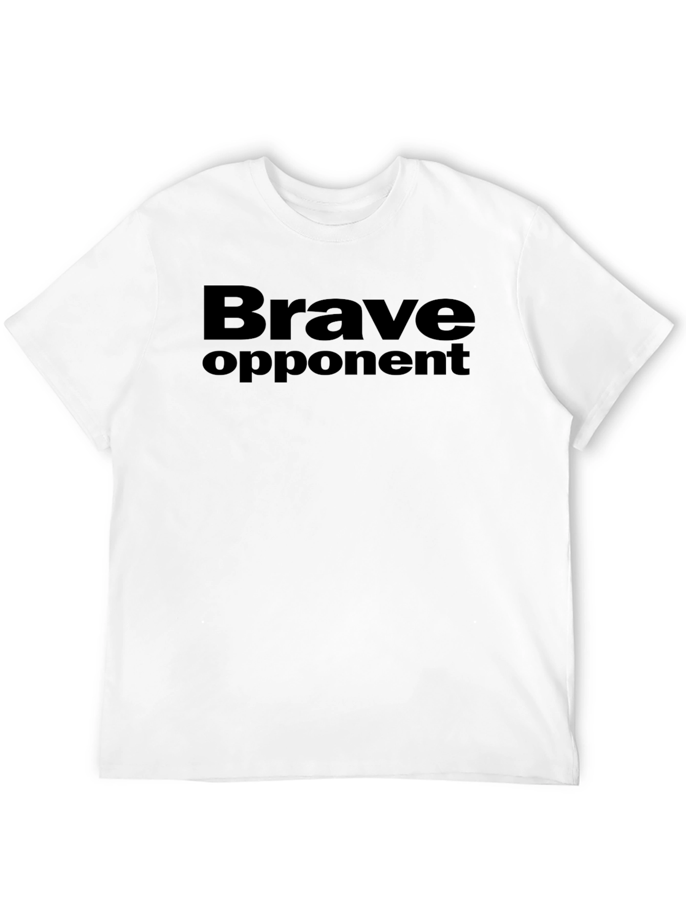 Black Brave Opponent Graphic Tee - Black Crew Neck view 12