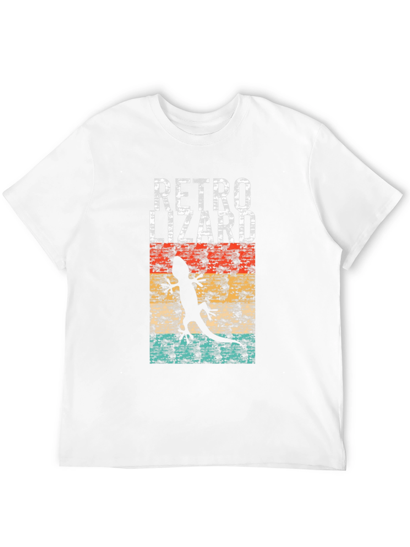 Black Retro Lizard Graphic T-Shirt - Black view 12