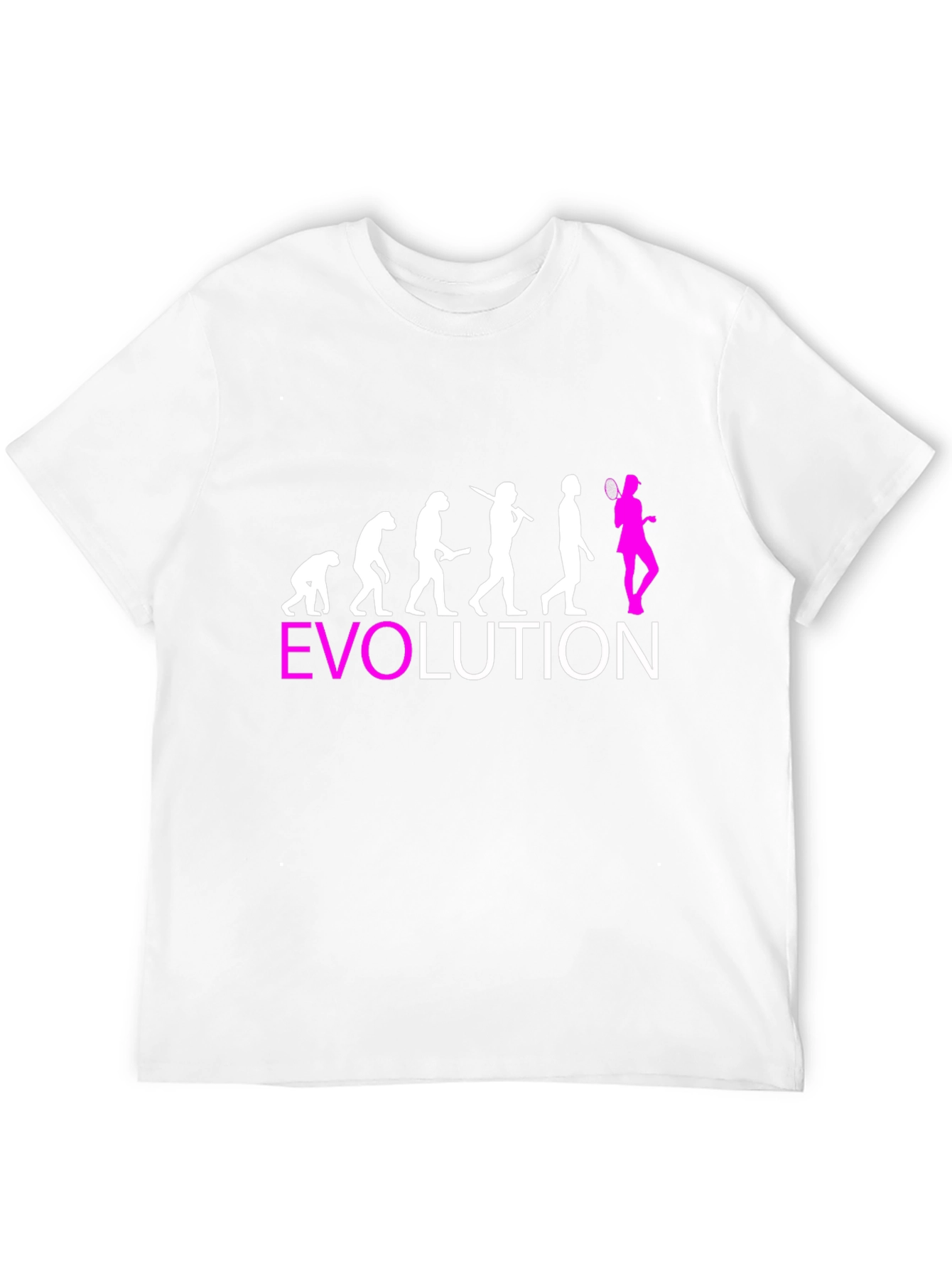 Black Evolution of Badminton T-Shirt - Funny Sport Tee view 12