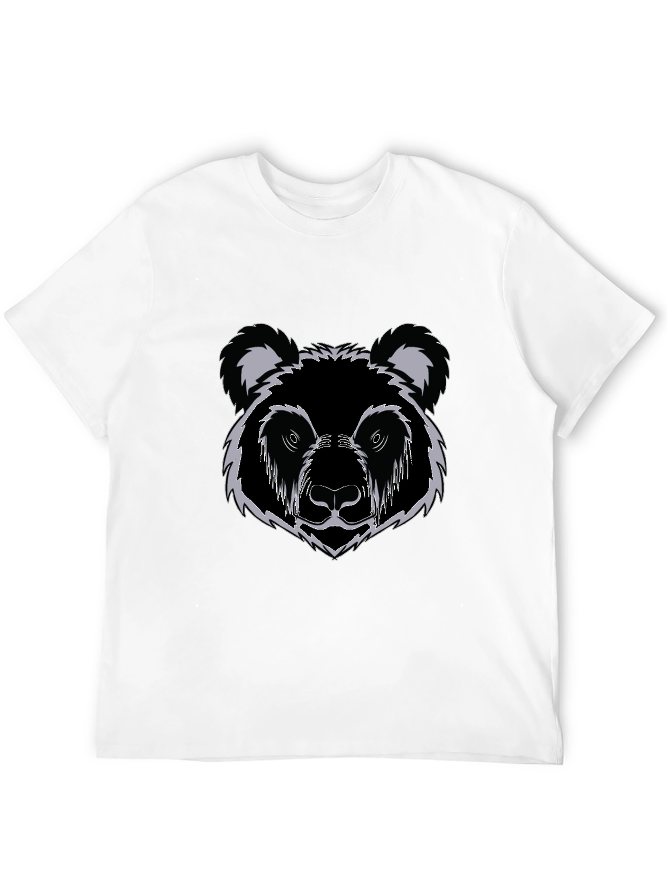 Black Black Bear Graphic Print T-Shirt view 12