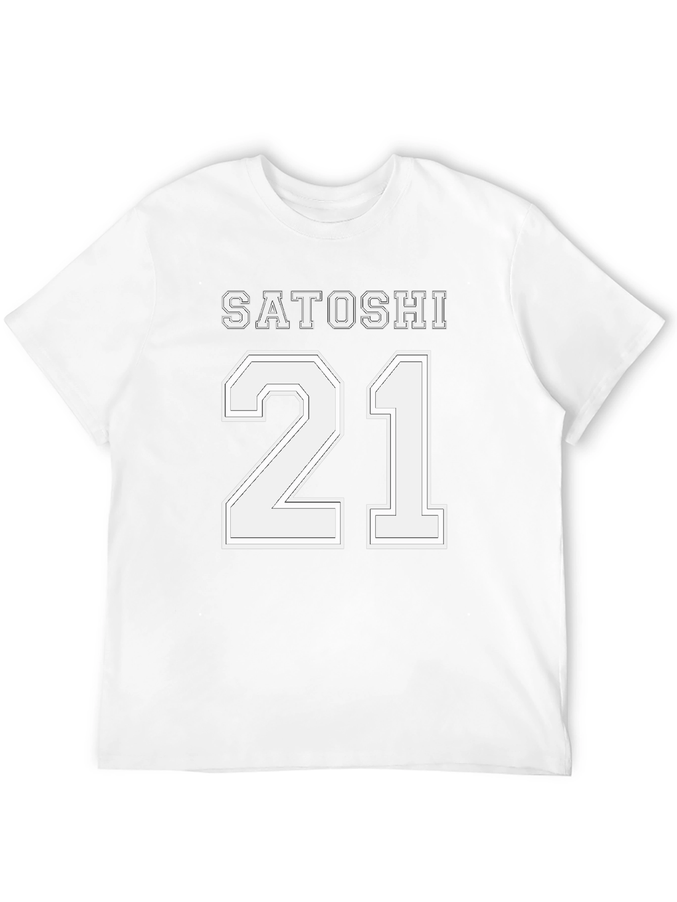 Black Satoshi 21 Black T-Shirt - Crypto Enthusiast Apparel view 12
