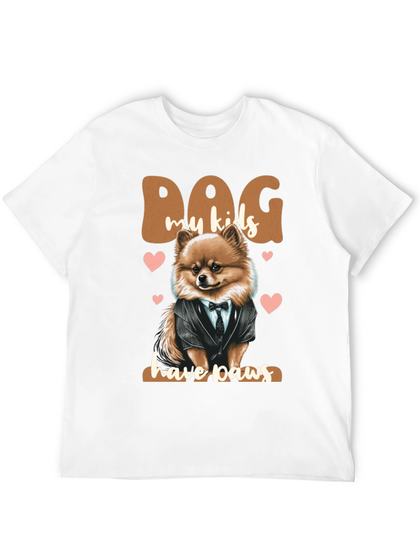 Black Dog My Kids Have Paws T-Shirt view 12