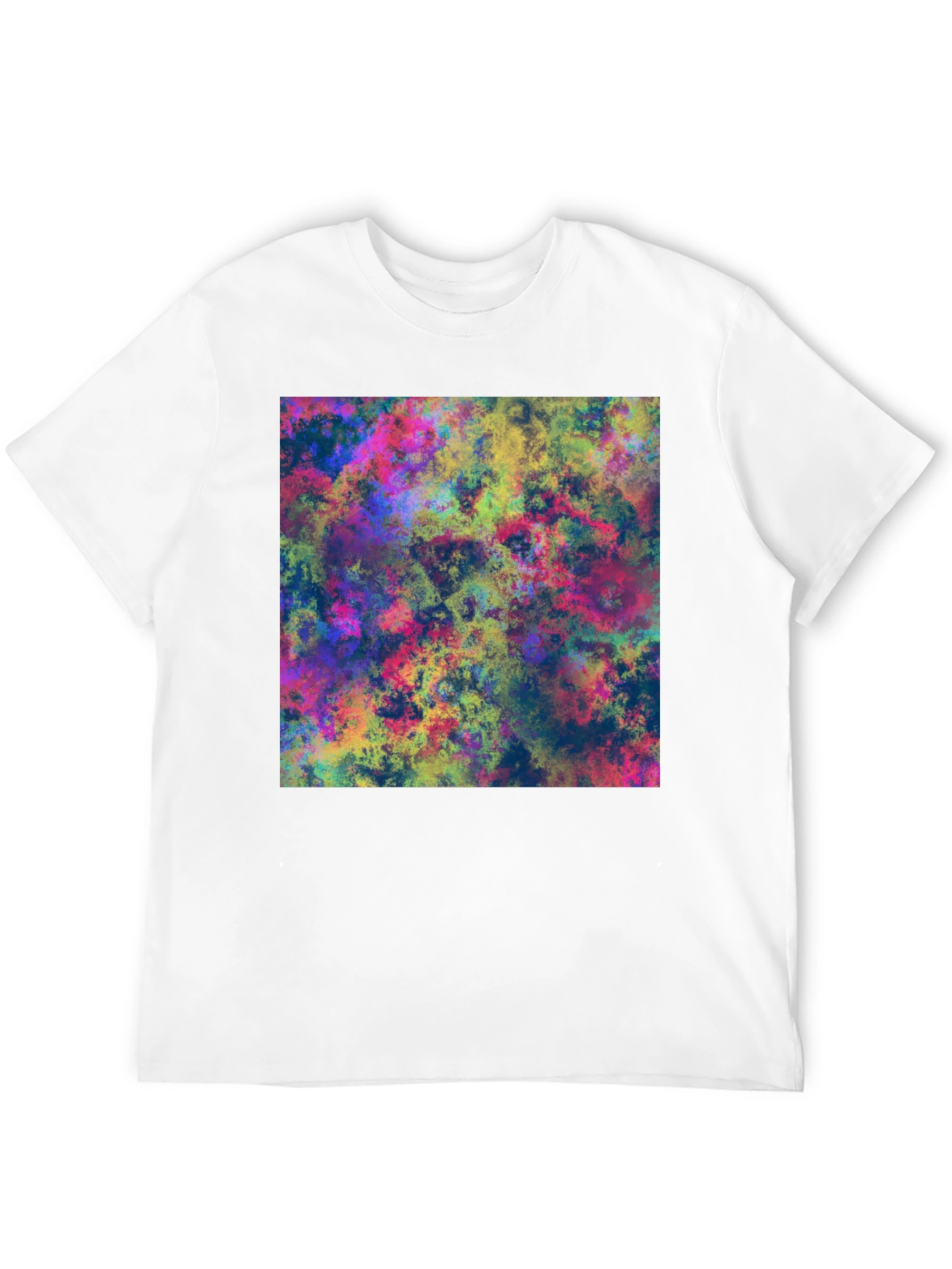 Black Abstract Art Print Black T-Shirt view 12