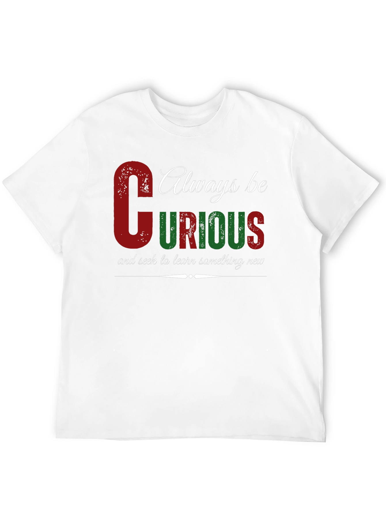 Black Always Be Curious Graphic Tee view 12