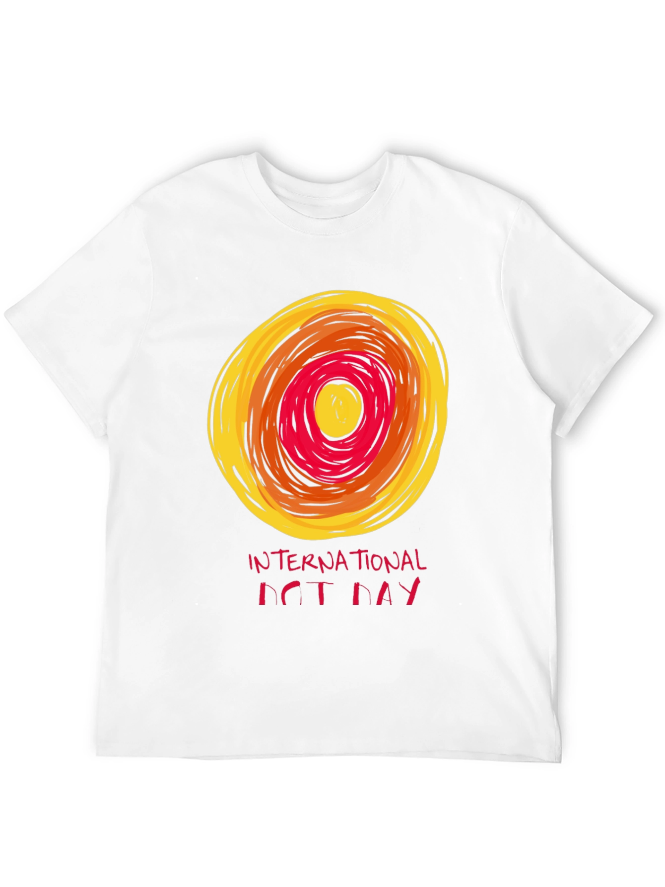 Black International Dot Day Graphic Tee - Artistic Design view 12