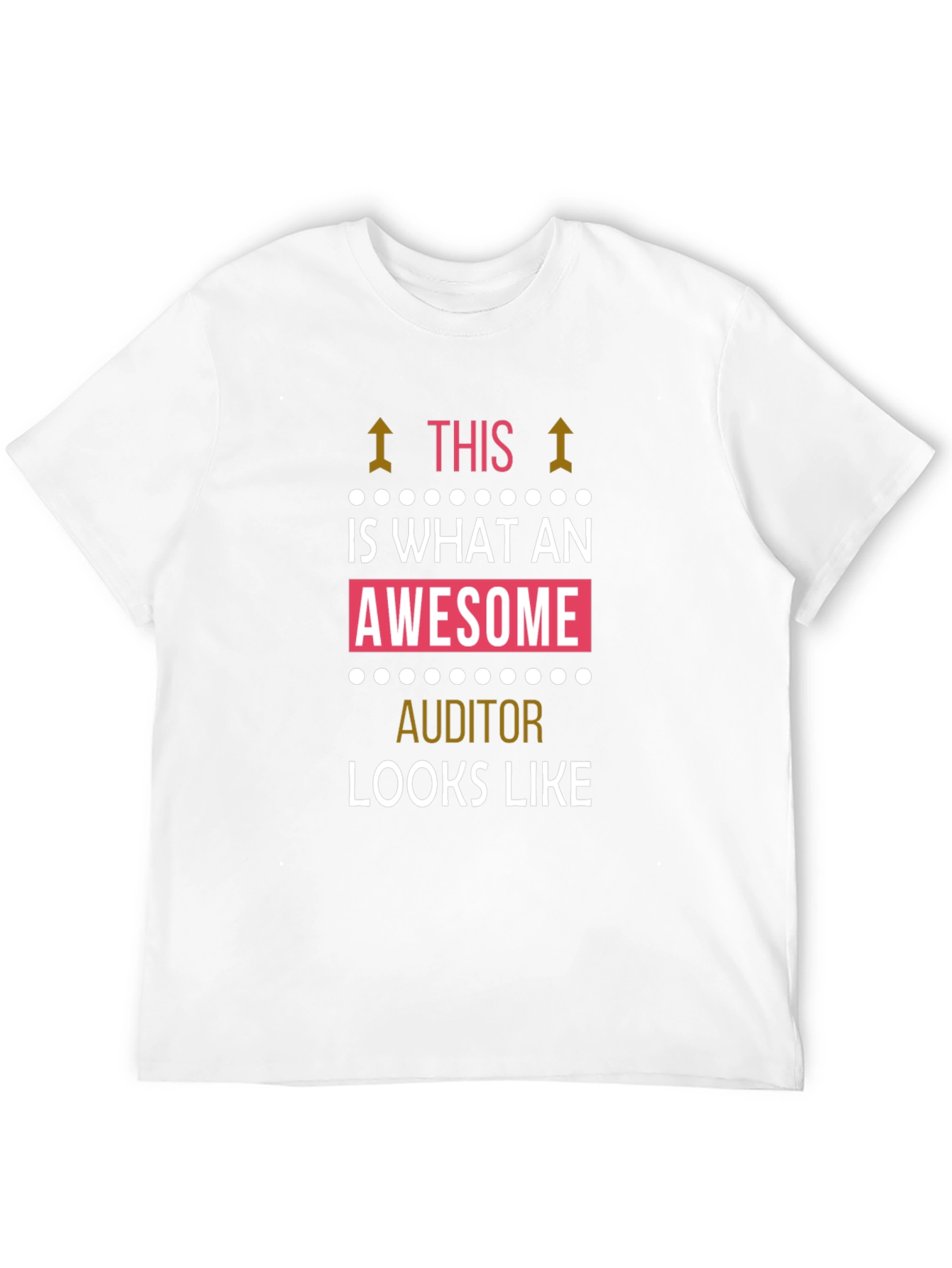 Black Awesome Auditor T-Shirt - Funny Gift for CPAs view 12
