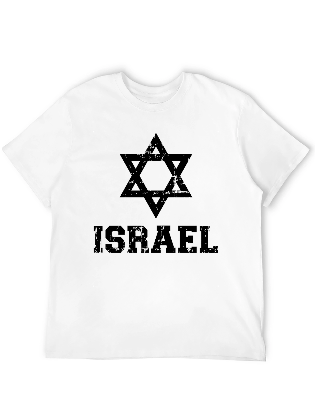 Black Israel Star of David Graphic T-Shirt view 12