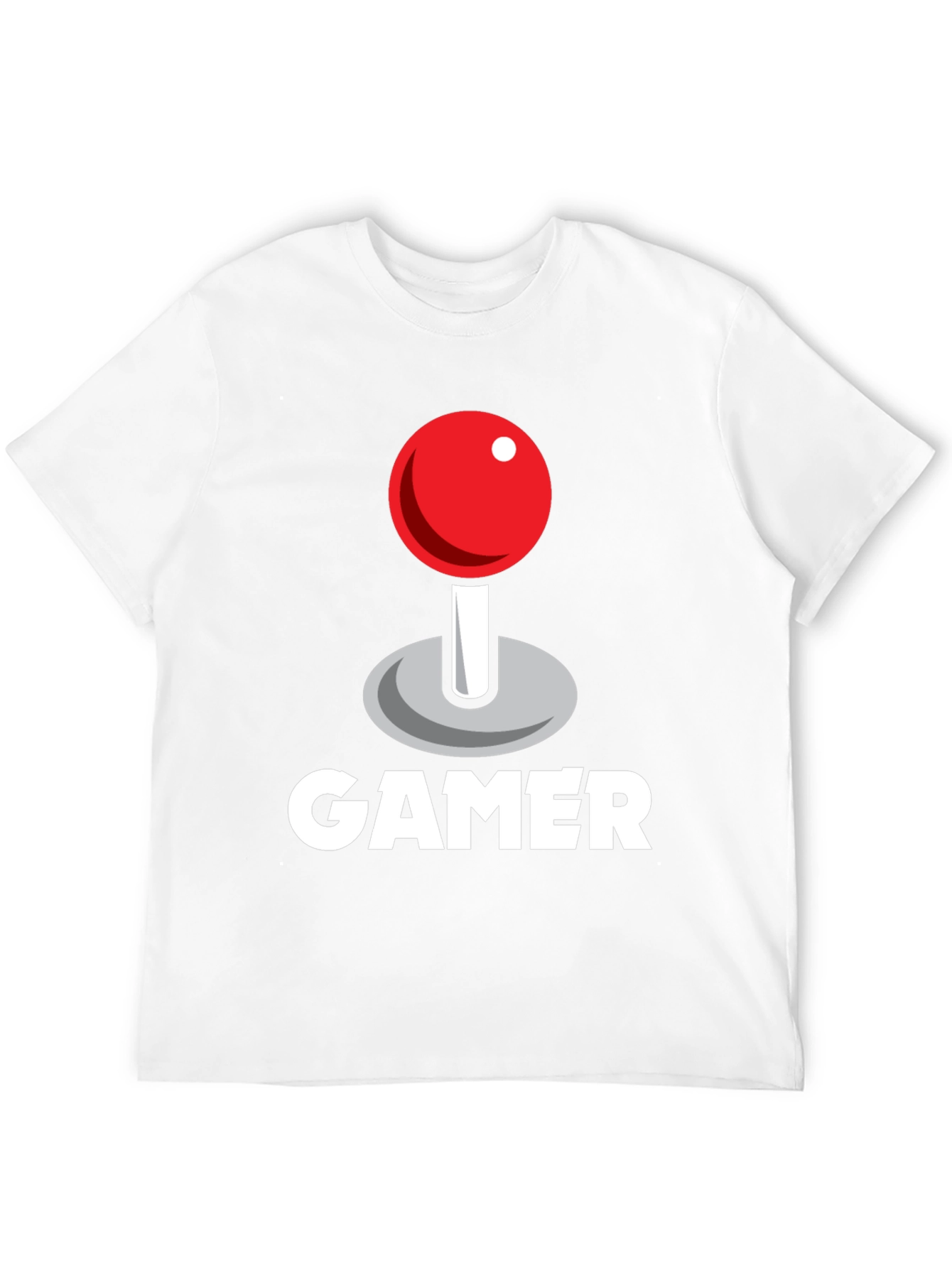 Black Gamer Joystick Graphic Tee - Black Cotton T-Shirt view 12