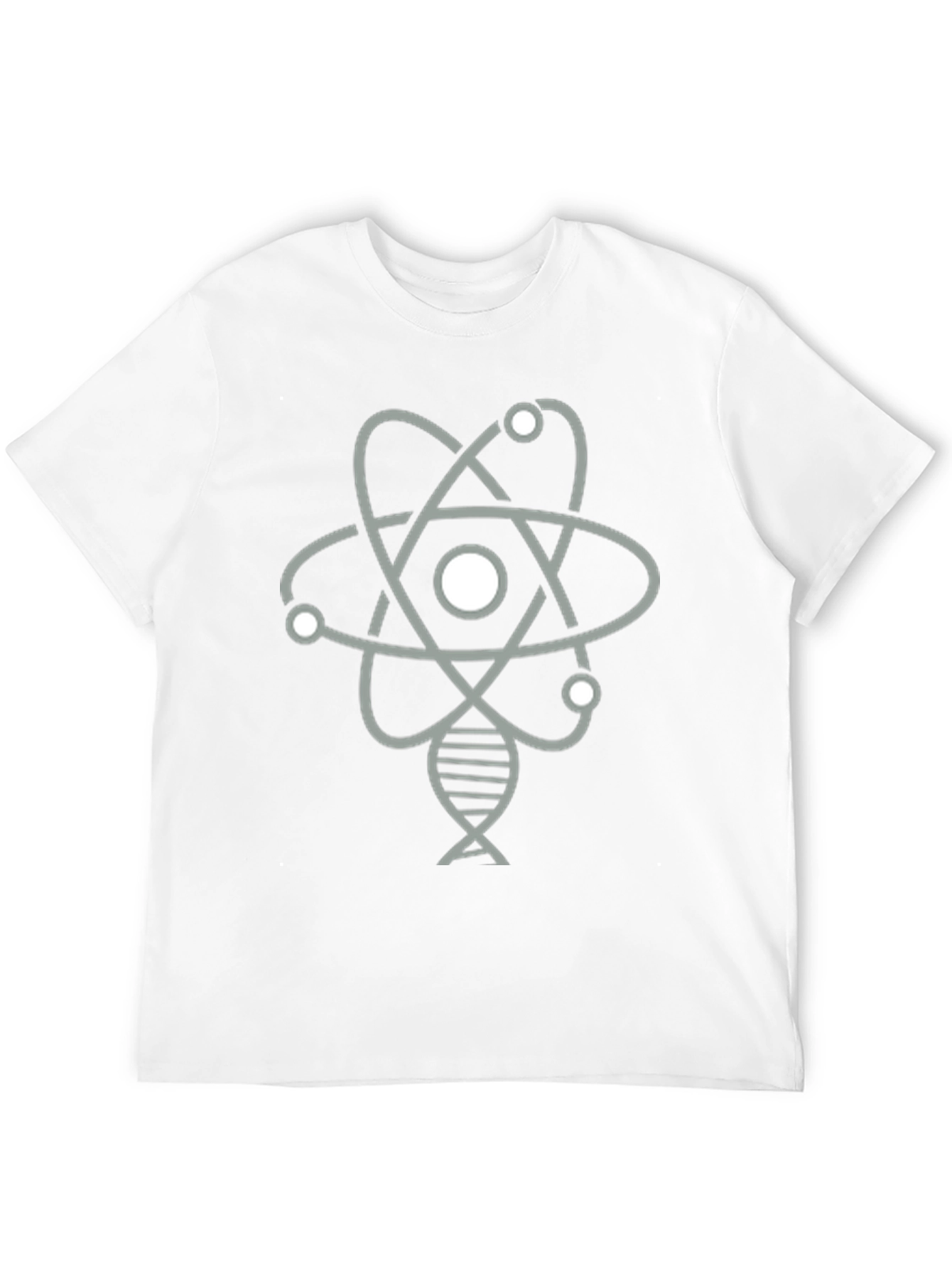 Black Science Atom & DNA Graphic T-Shirt - Black view 12