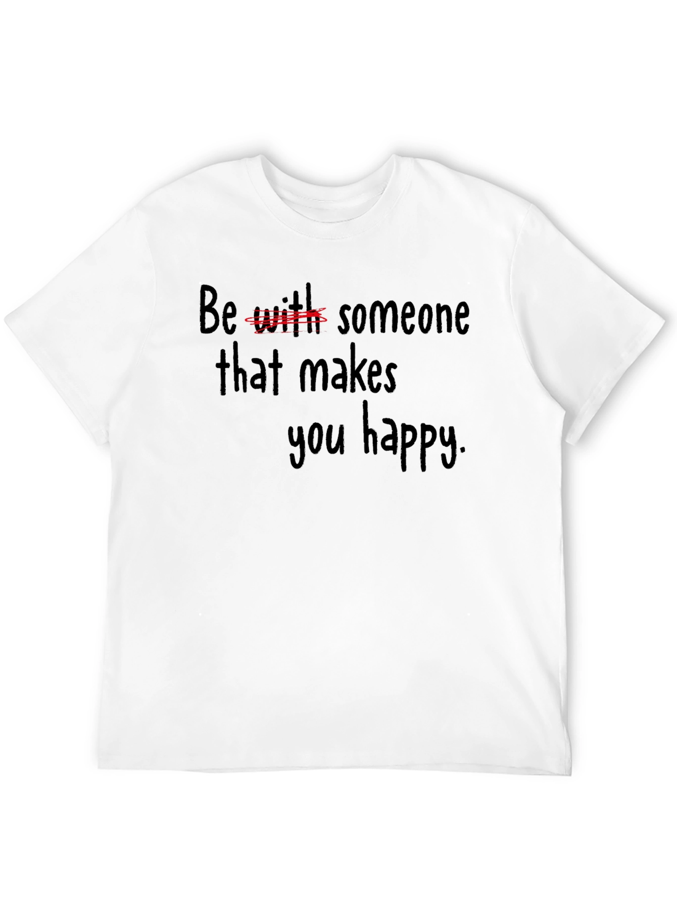Black Be Yourself T-Shirt - Find Your Happiness view 12