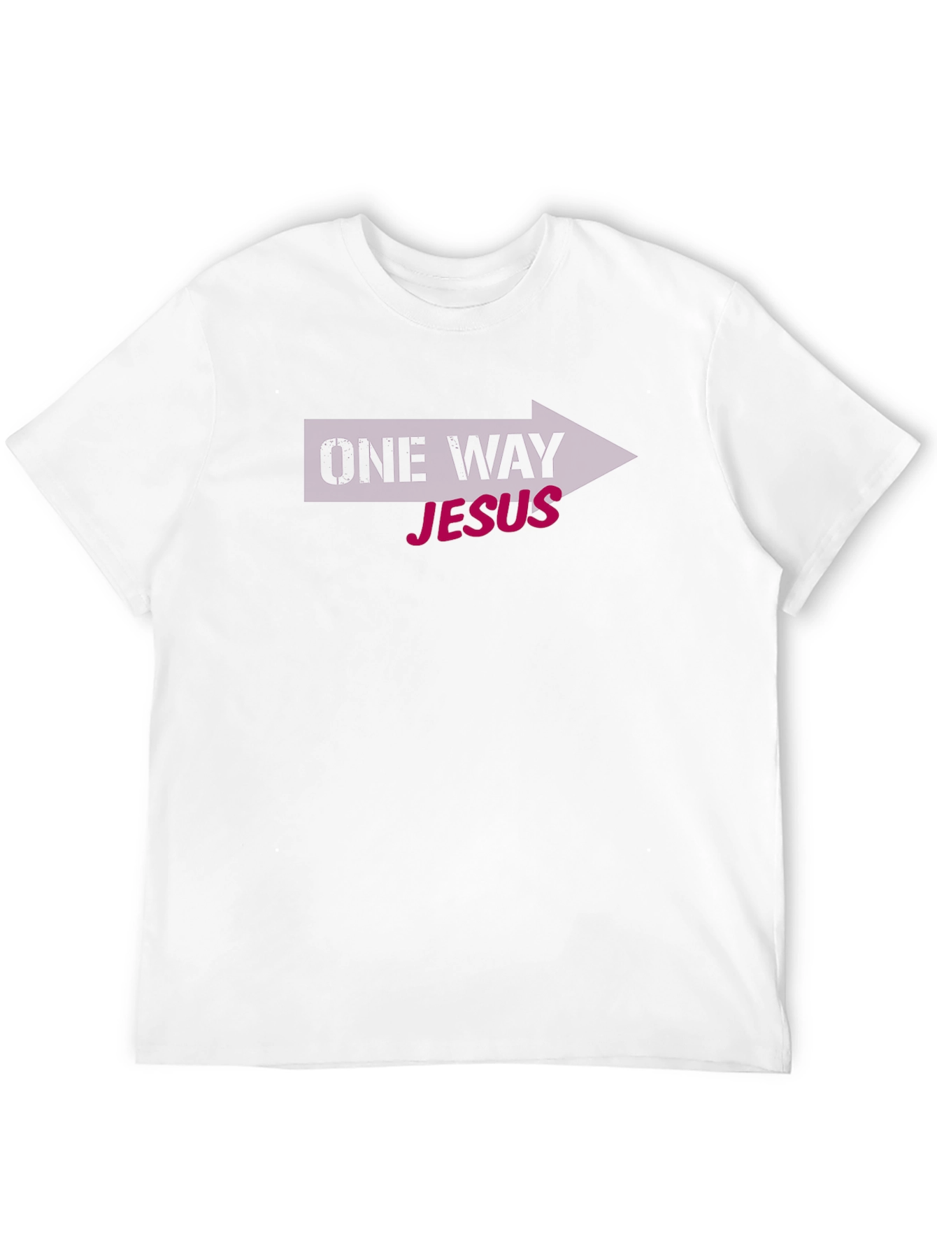 One Way Jesus Graphic Tee - Christian Apparel - 12