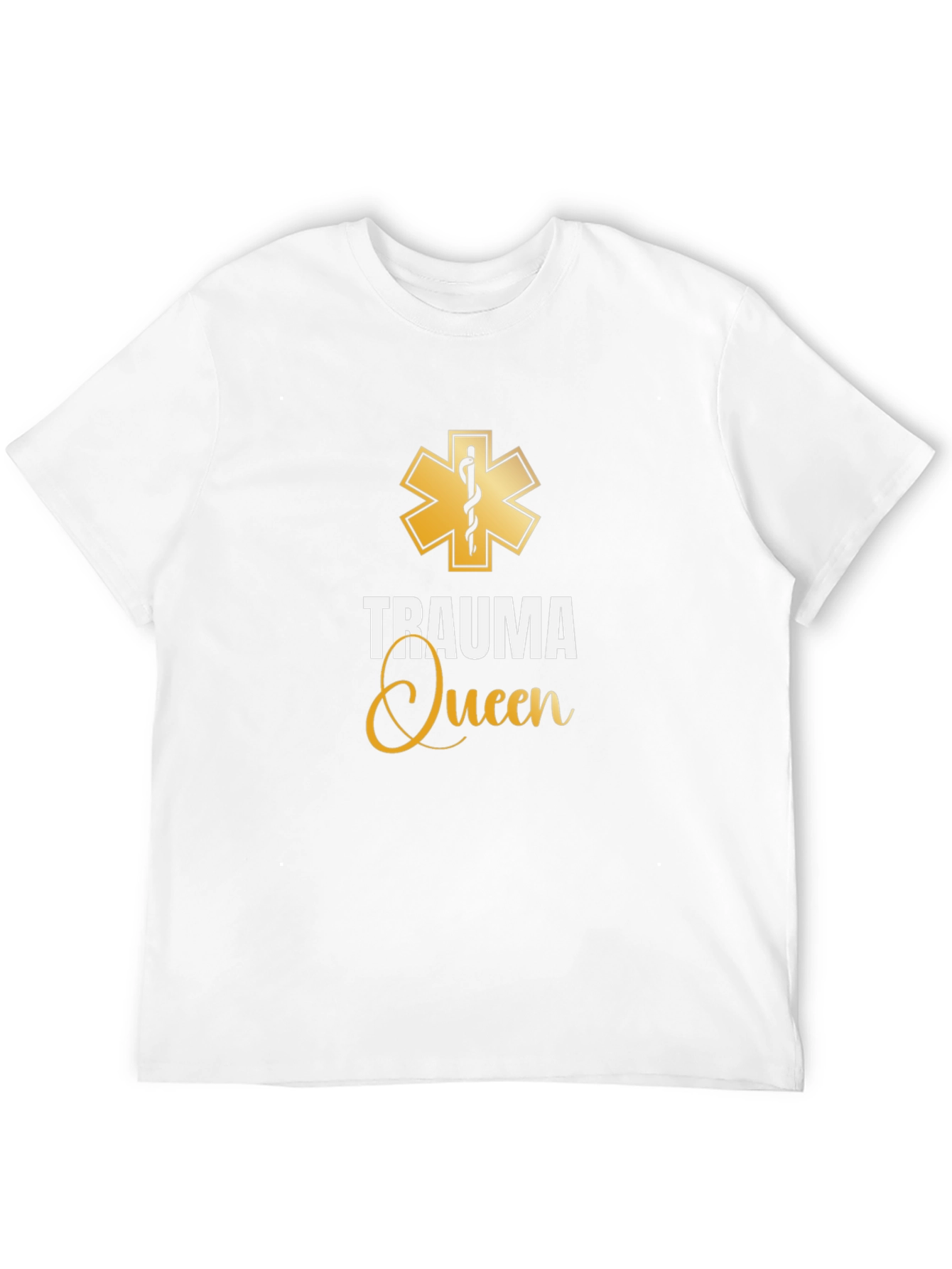 Black Trauma Queen Graphic T-Shirt - EMT Medical Tee view 12