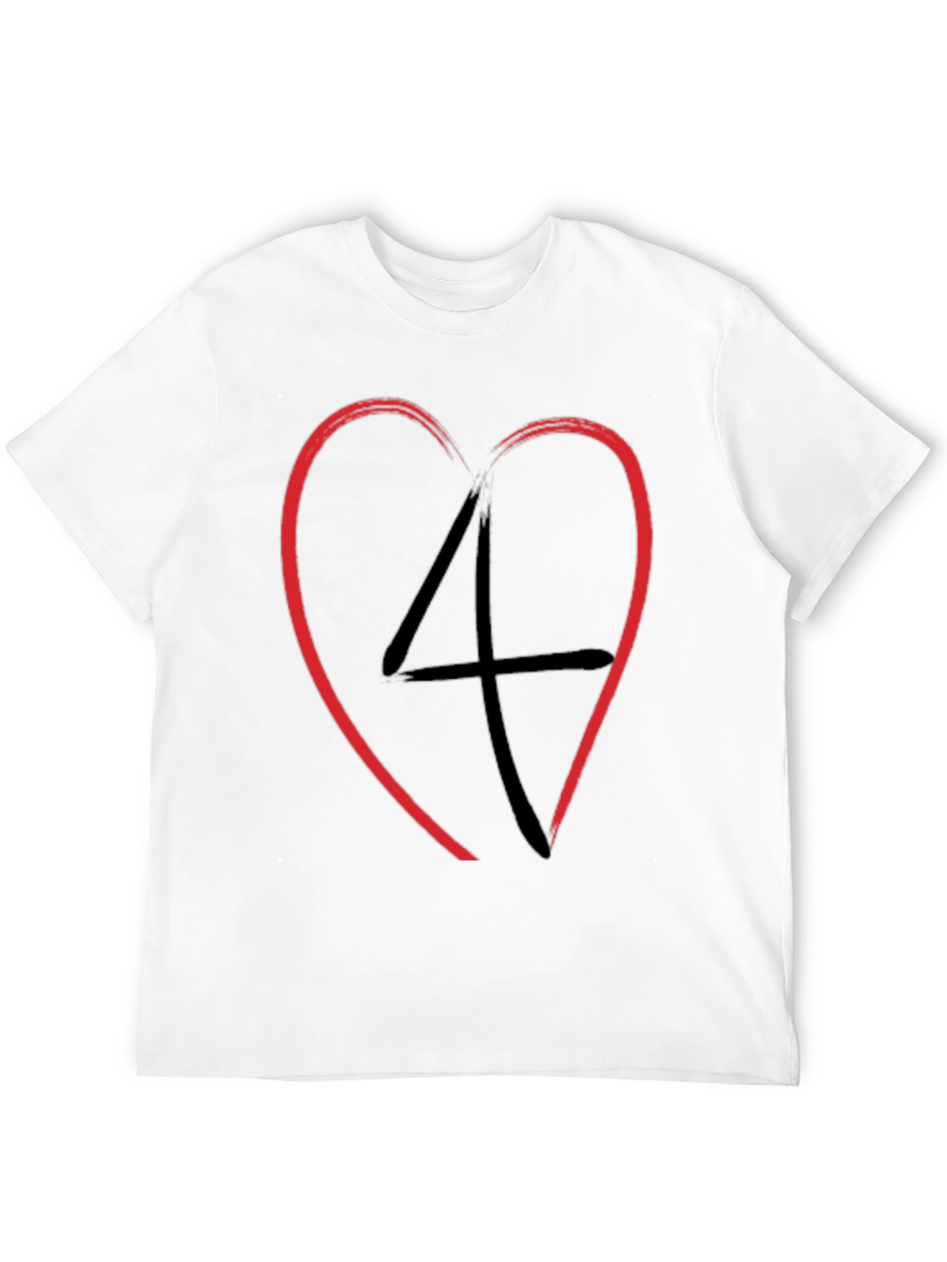 Black Heart 4 Men's Black Graphic Tee view 12