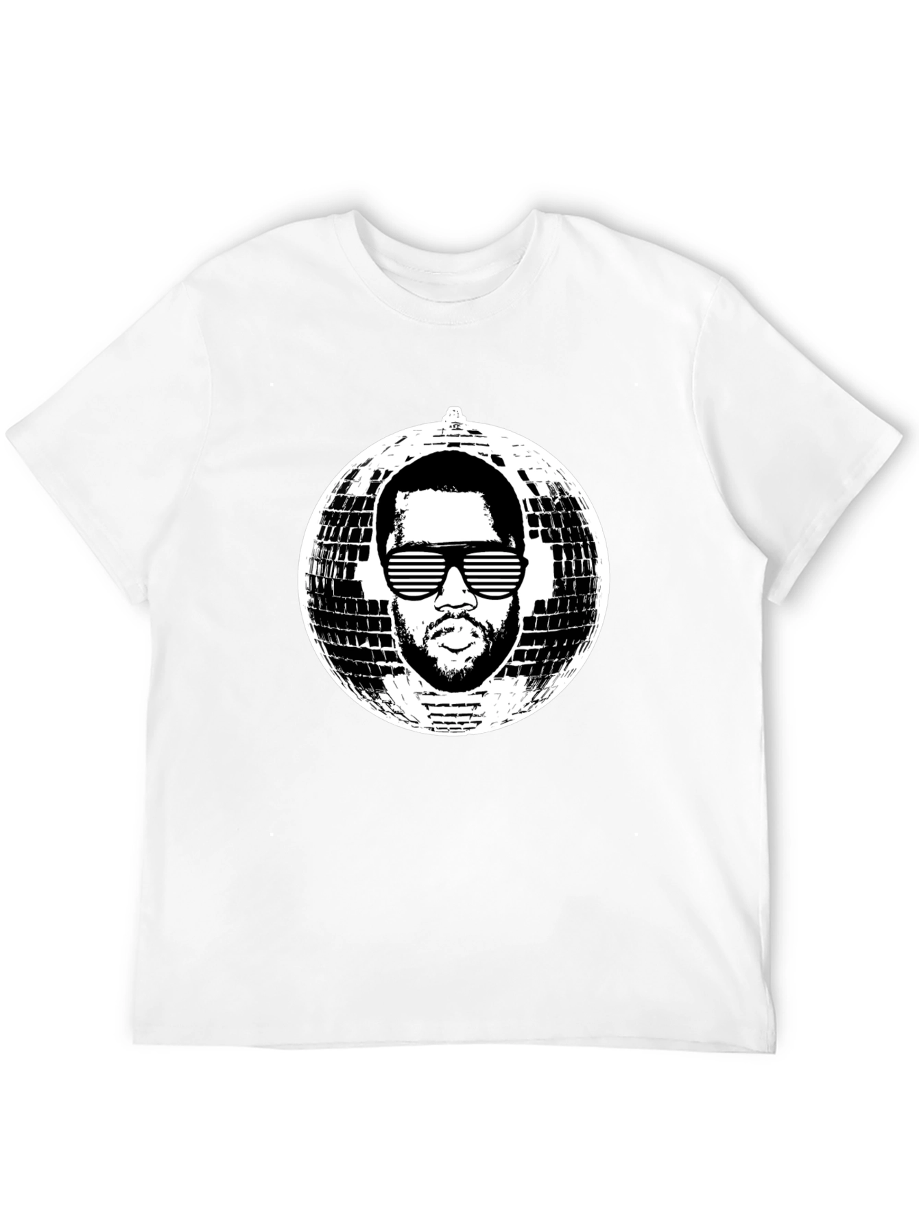 Black Retro Disco Kanye Tee - Black view 12