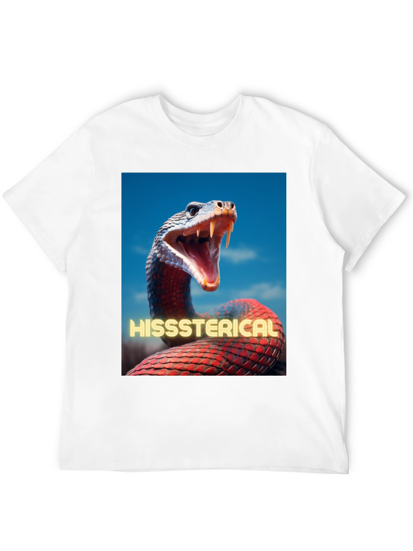 Black Hisssterical Snake T-Shirt view 12