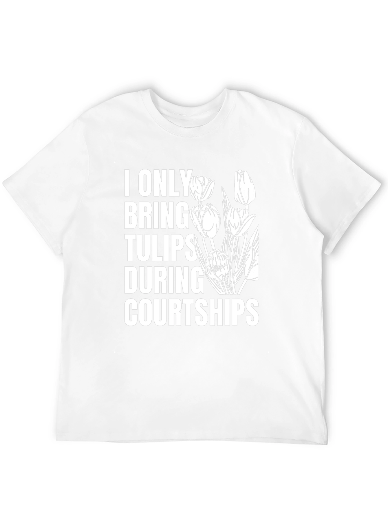 Black Tulips Courtship Graphic T-Shirt view 12