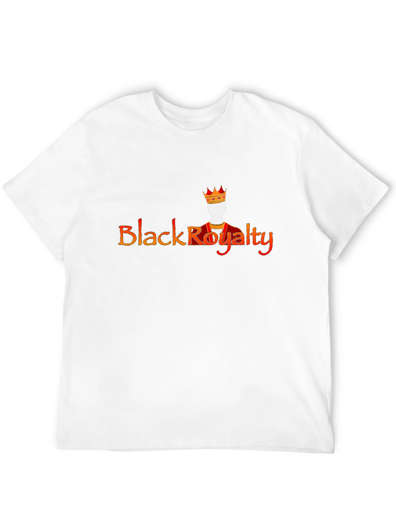 Black Black Royalty Graphic Tee - Statement Shirt view 12