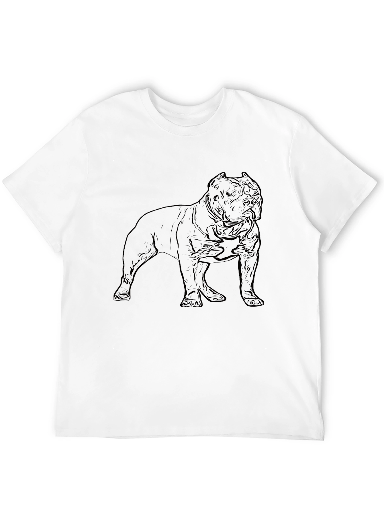 Black Dog Graphic Tee - Black Cotton Blend view 12