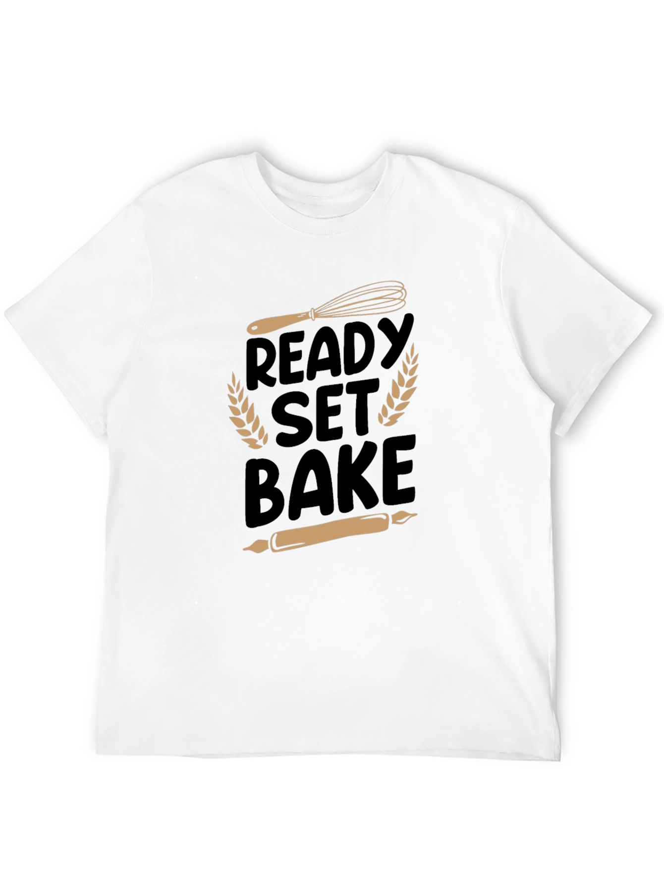 Black Ready Set Bake T-Shirt - Baking Enthusiast Tee view 12