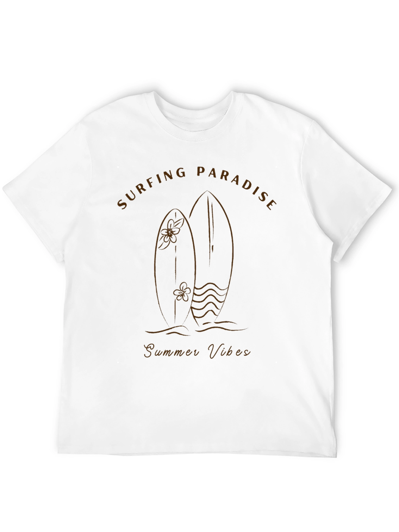 Black Surfing Paradise Black Graphic Tee view 12