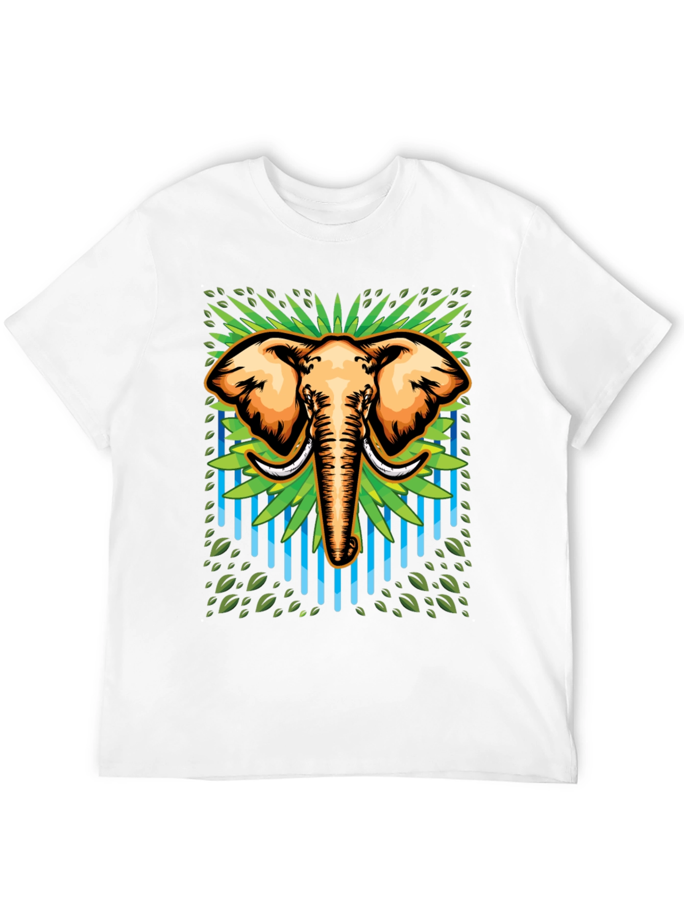 Black Elephant Graphic Tee - Cool Animal Design view 12