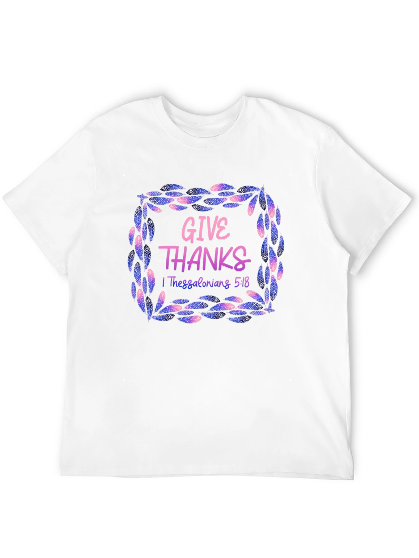 Black Give Thanks Graphic T-Shirt view 12